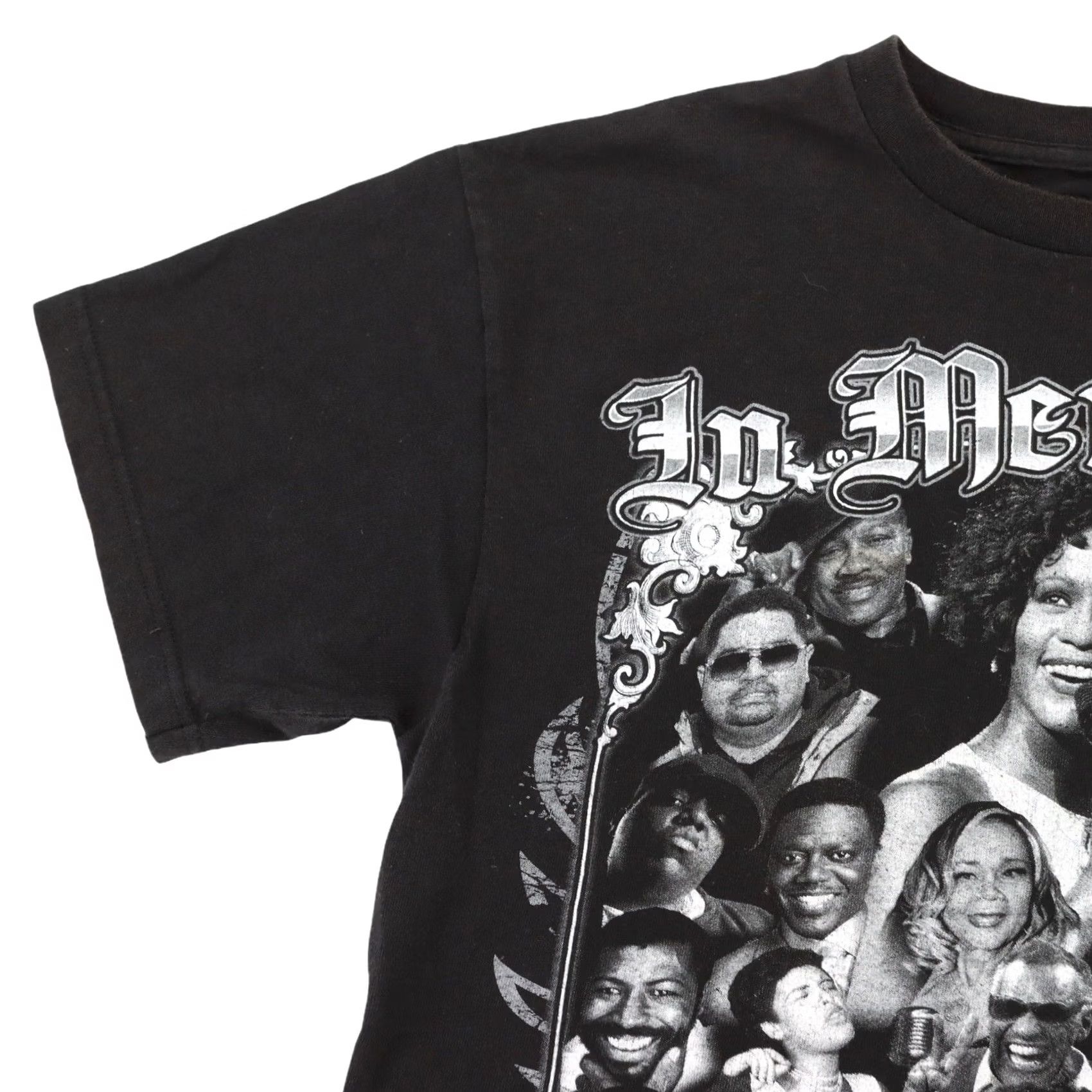 Vintage In memory Of Gone But Not Forgotten Tupac Whitney Rick James T-Shirt Large Black Mens Size L Size US L / EU 52-54 / 3 - 3 Thumbnail