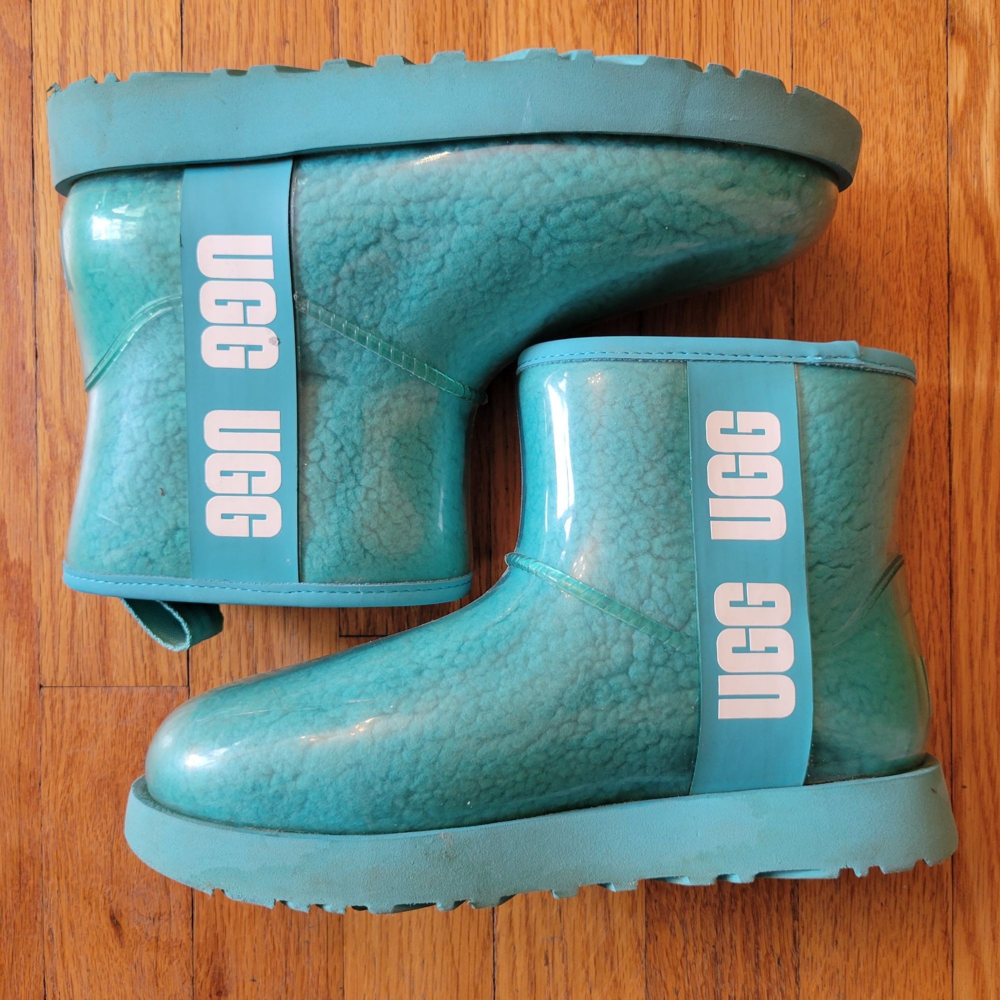 Ugg UGG Waterproof Short Boots 6 Blue Green Classic Mini Clear 1 Size US 6 / IT 36 - 10 Thumbnail
