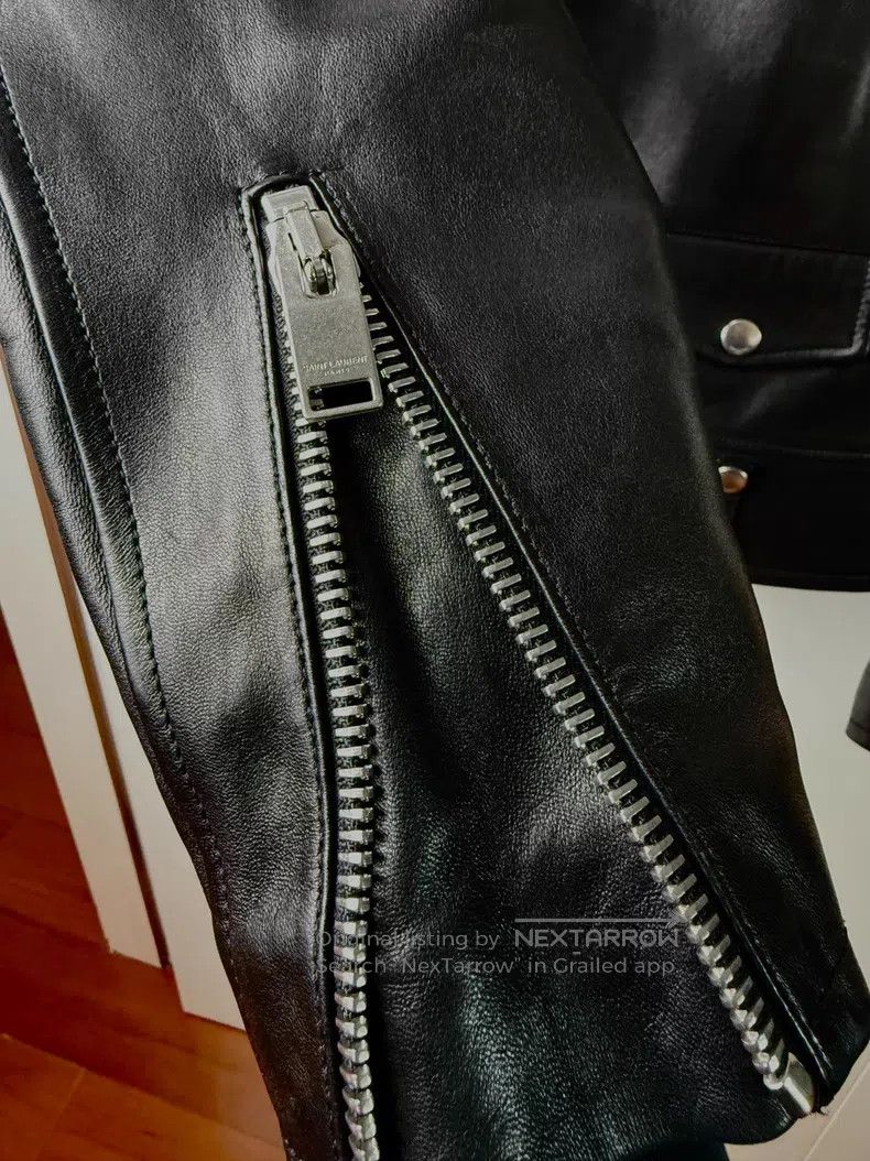Saint Laurent Paris Saint Laurent Paris Leather Jacket Size US M / EU 48-50 / 2 - 9 Thumbnail