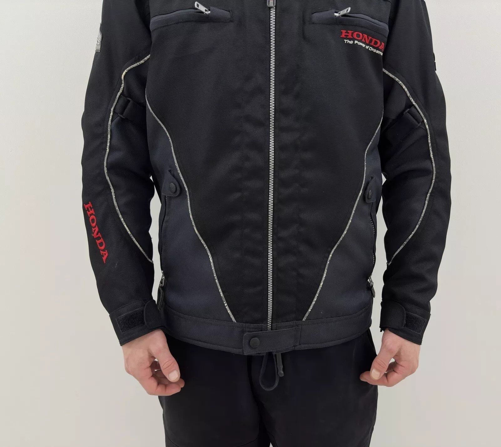 Honda × Vintage Vintage HONDA MENS MOTO RACING JACKET Motorcycle Size US S / EU 44-46 / 1 - 7 Thumbnail