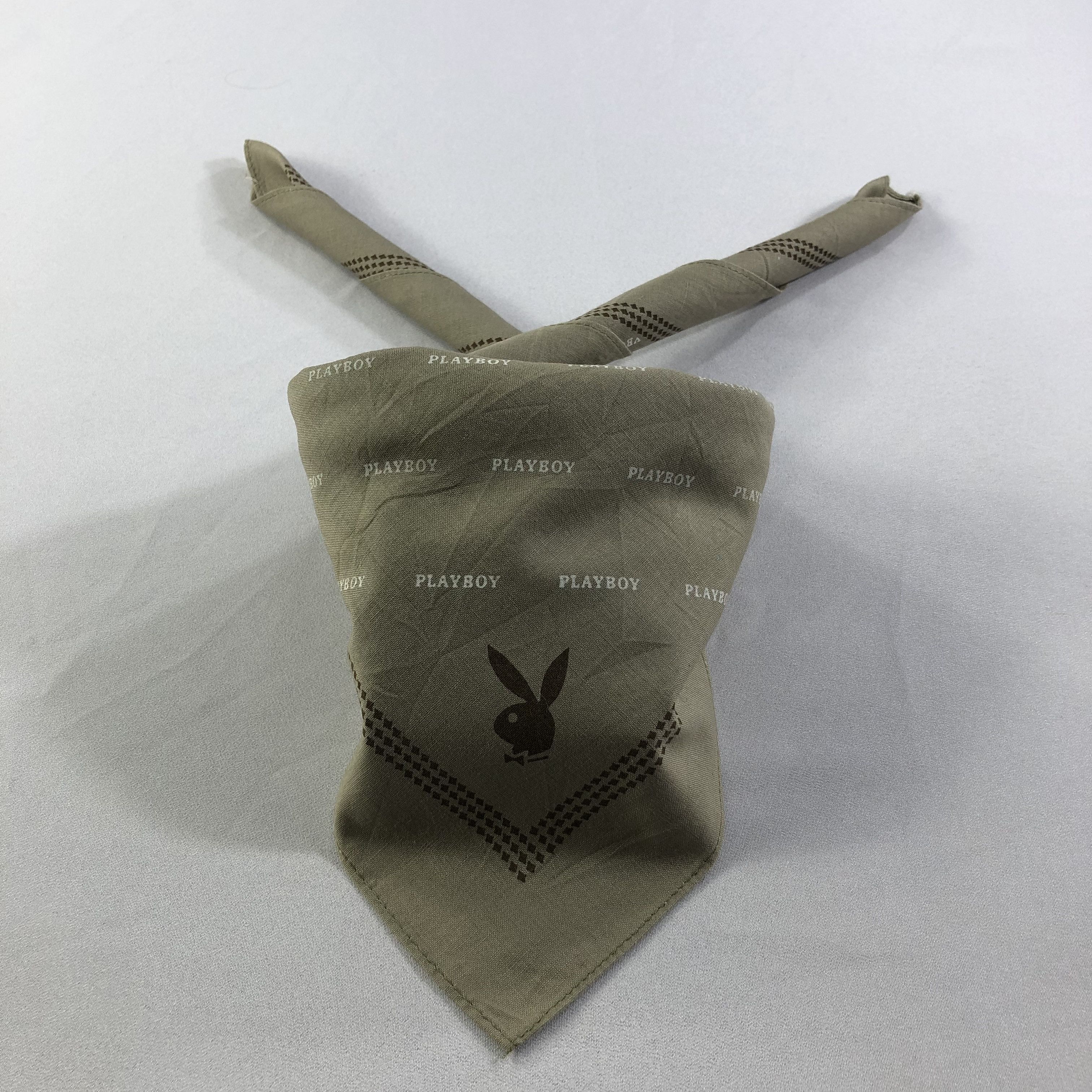 Playboy × Vintage Playboy Handkerchief Neckerchief Bandana H1741 Size ONE SIZE - 2 Thumbnail