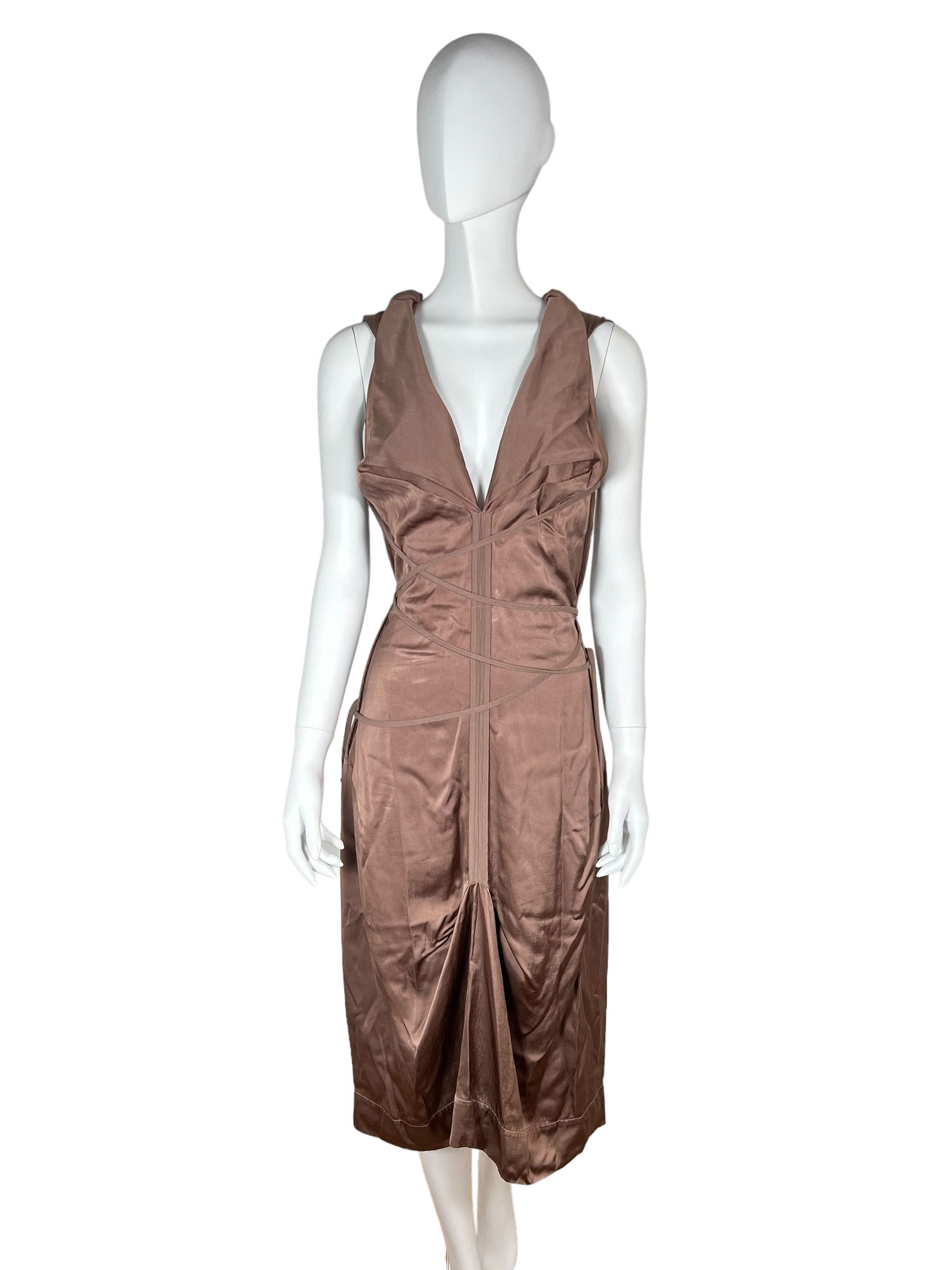 vivienne westwood brown dress Vivienne Westwood Draped Dress main image 1
