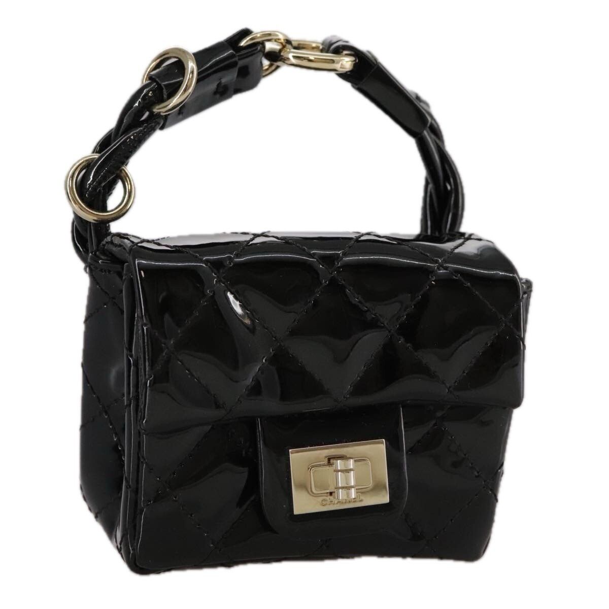 Chanel Chanel Reissue 2.55 Ankle Wrist Flap Bag Quilted Patent Size ONE SIZE - 1 Thumbnail