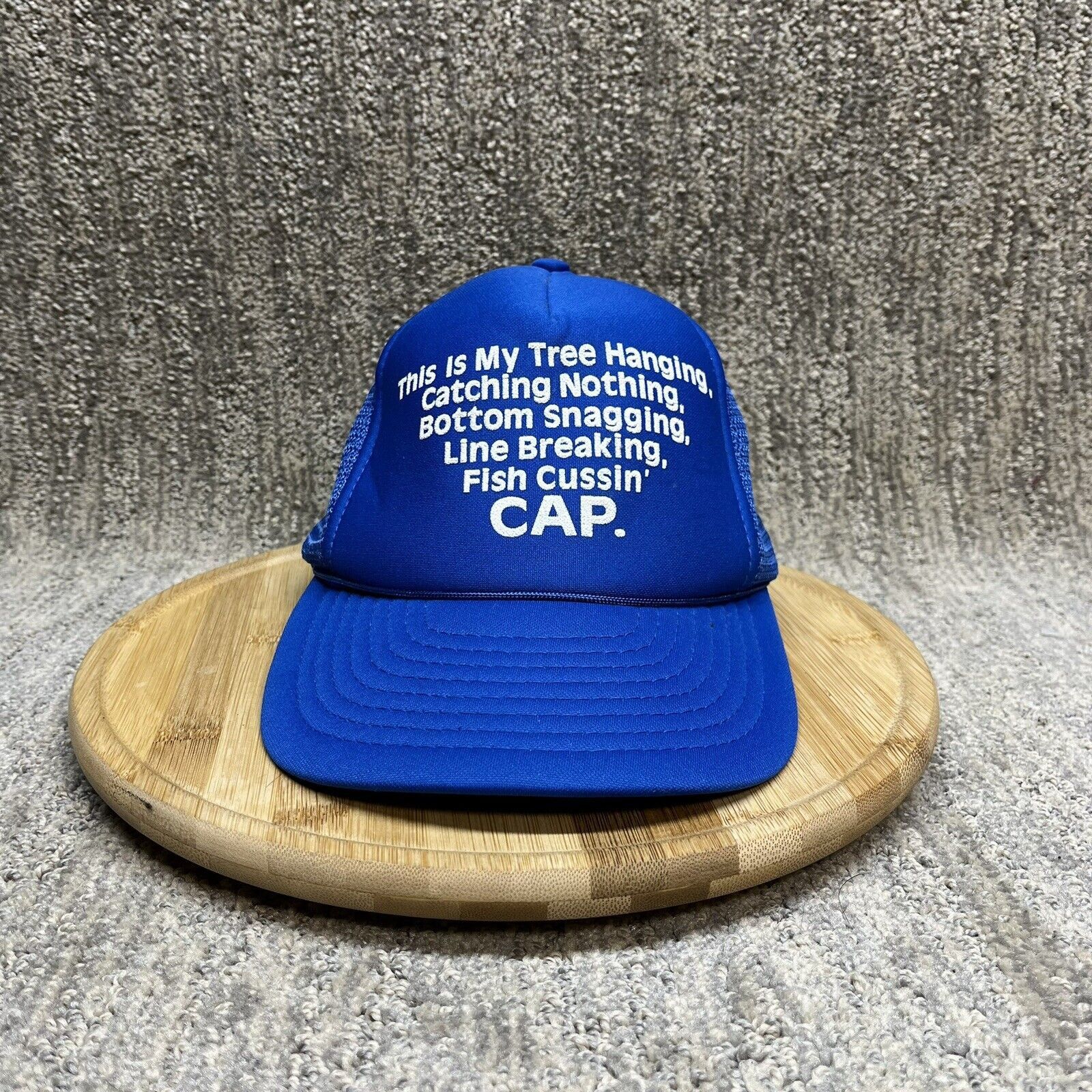 Other VTG My Tree Cussing Cap Fishing Mesh Trucker Hat Snapback Size ONE SIZE - 1 Thumbnail