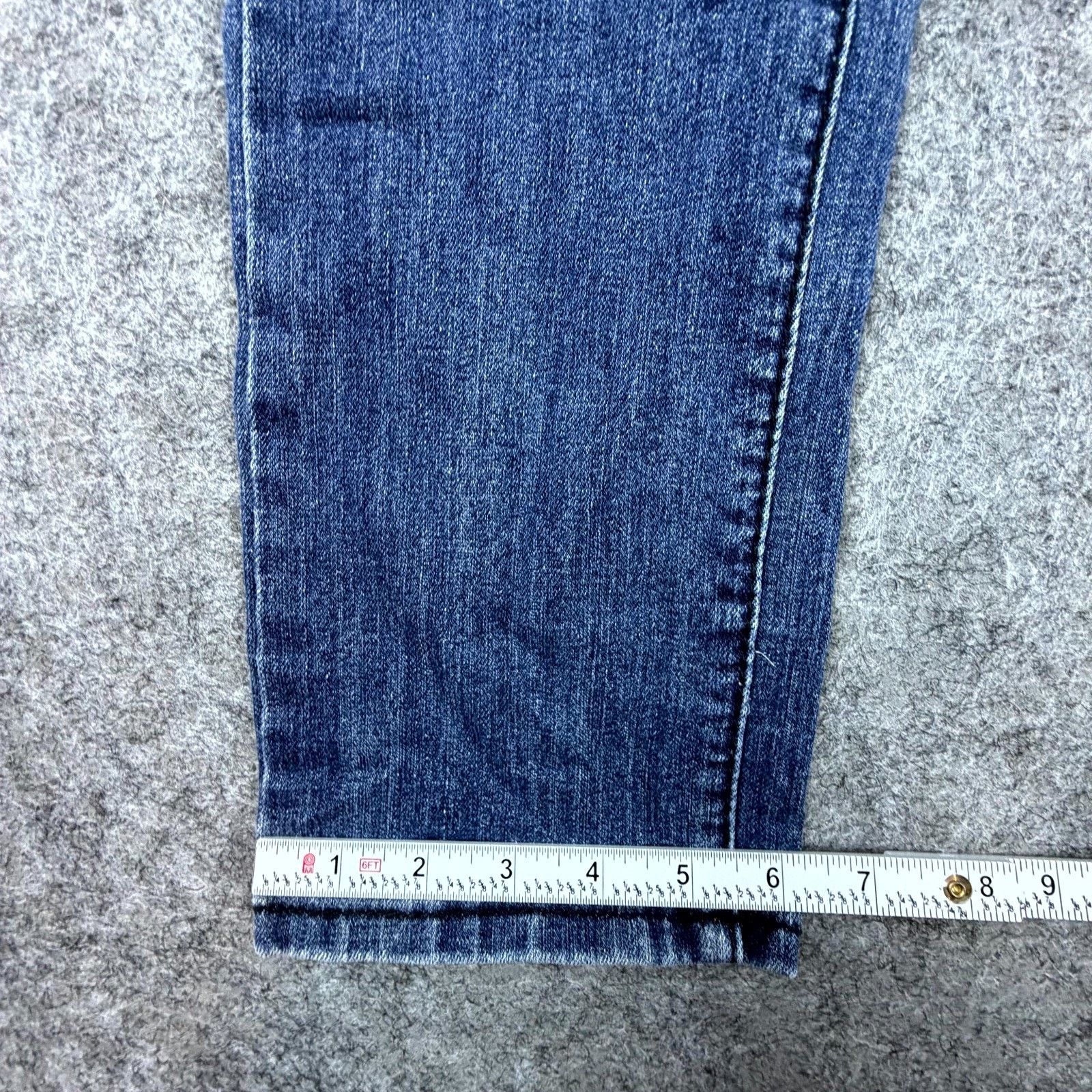 Earl Jeans Earl Jean Jeans Womens 6P Blue Y2K Denim Stretch Embellished Size 30" / US 8 / IT 44 - 6 Thumbnail