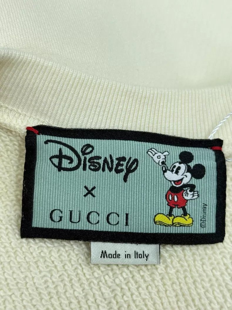 Gucci Gucci White Mickey Print Round-neck Sweatshirt Size XS / US 0-2 / IT 36-38 - 4 Thumbnail