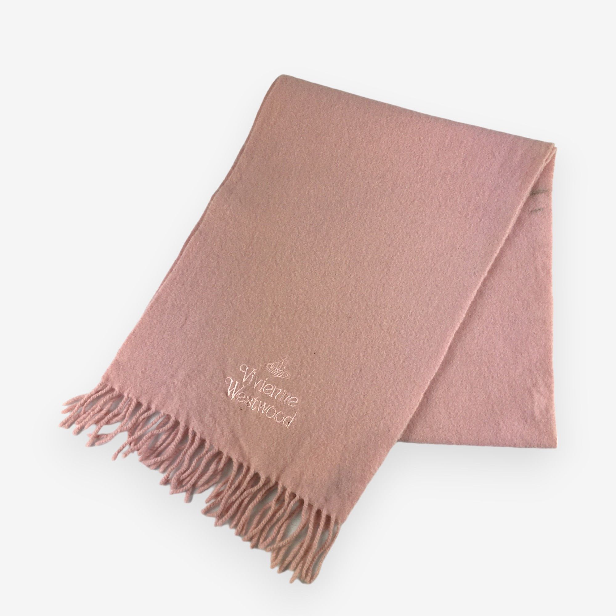 Vintage × Vivienne Westwood Vintage Vivienne Westwood Scarf Muffler Orbs Wool Scarves Size ONE SIZE - 1 Thumbnail