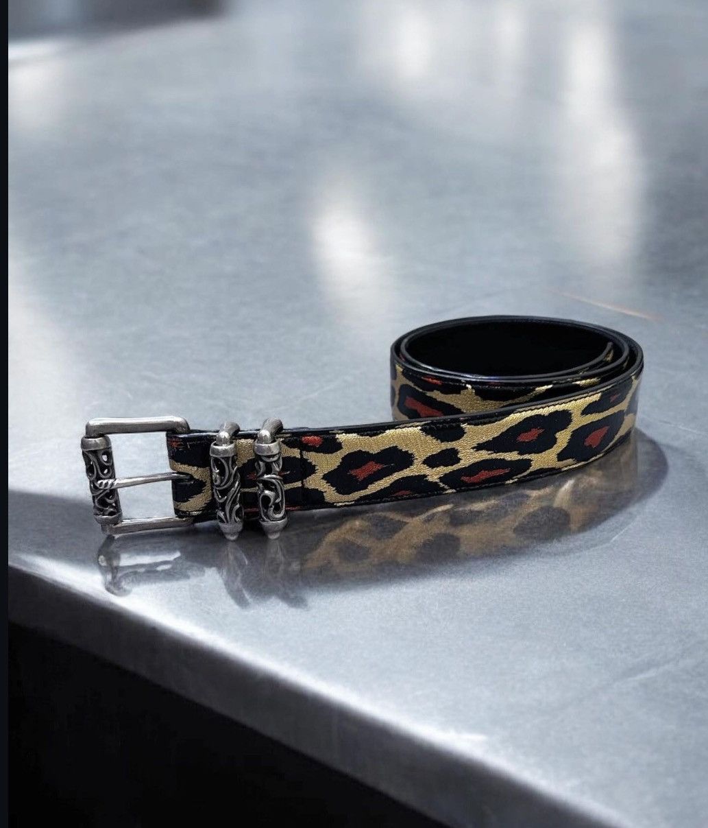 Chrome Hearts Chrome Hearts Leopard Cheetah Roller Belt Size 34 - 2 Thumbnail