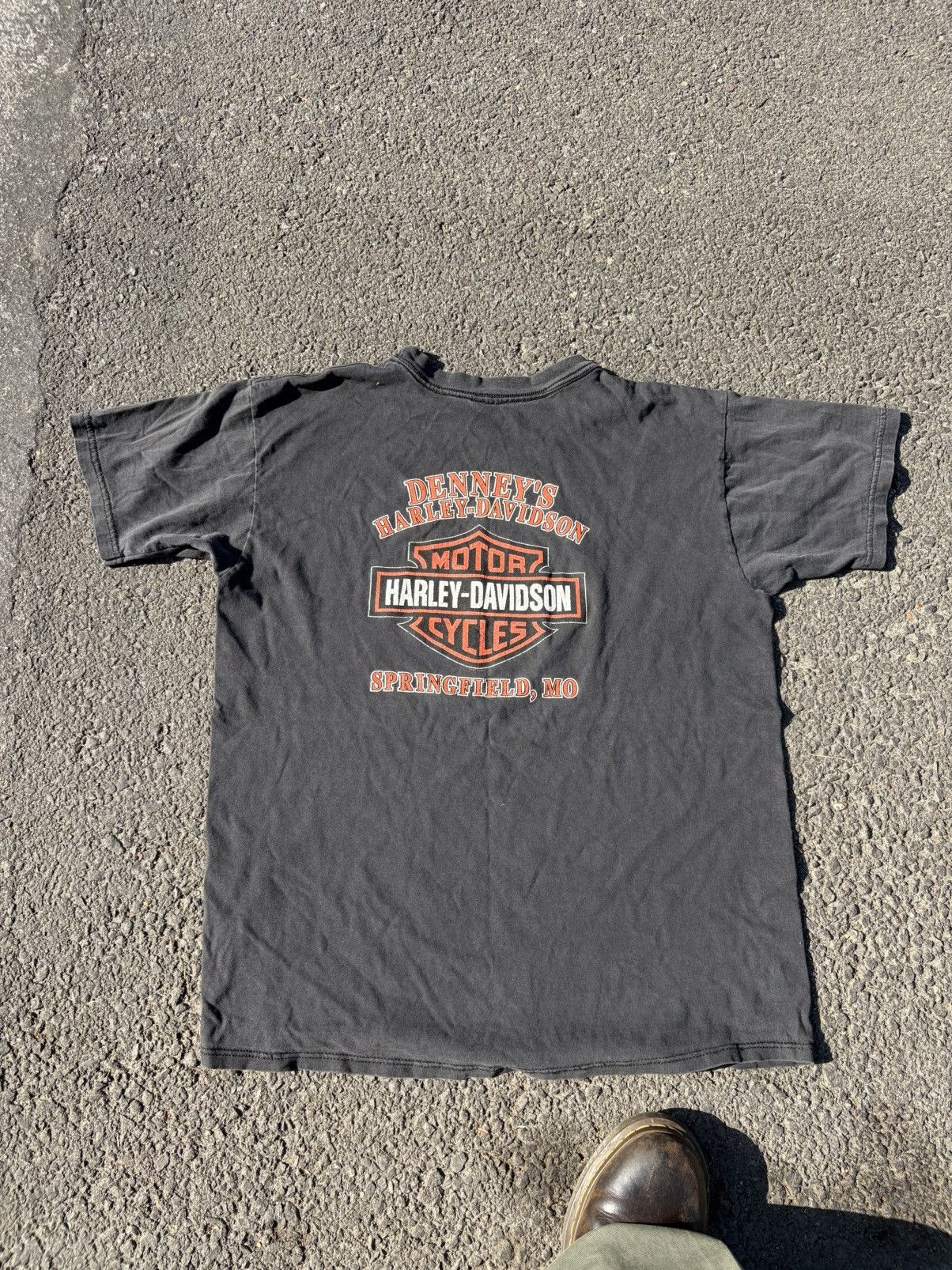 Harley Davidson Harley Davidson 2000s Spider Tee Size US L / EU 52-54 / 3 - 2 Thumbnail