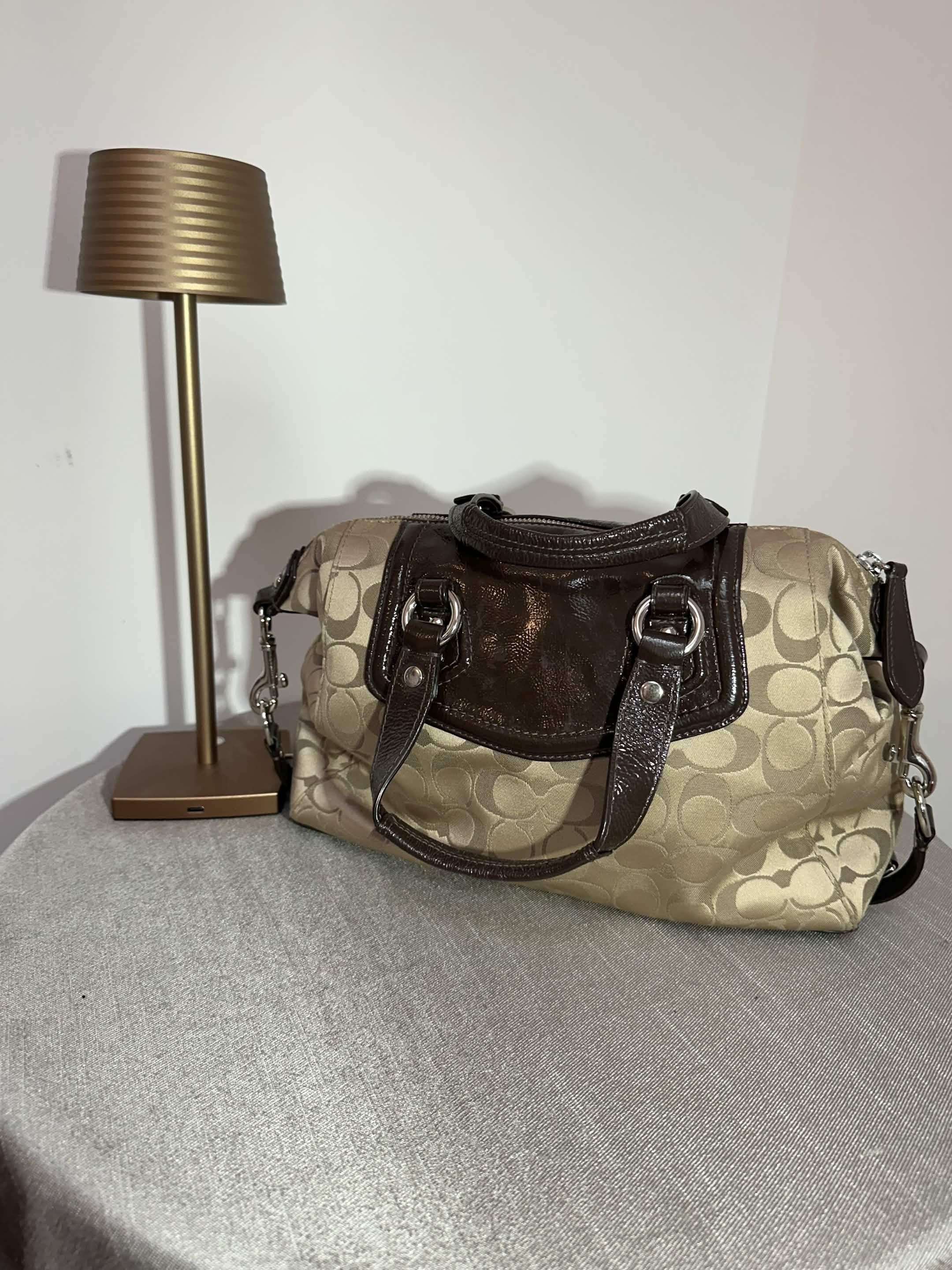 Coach Coach Ashley Signature Sateen Satchel Size ONE SIZE - 3 Thumbnail