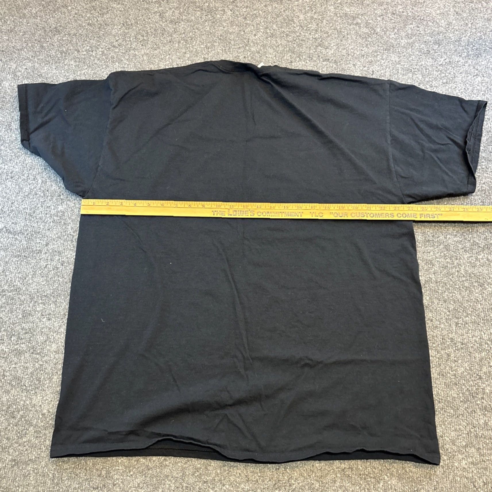 Fruit Of The Loom VINTAGE Howling Wolf T-Shirt Fruit Of The Loom Heavy Tag Retro 2XL Black Mens T-Shirt Y2K Neon Lighting Size US XXL / EU 58 / 5 - 6 Thumbnail