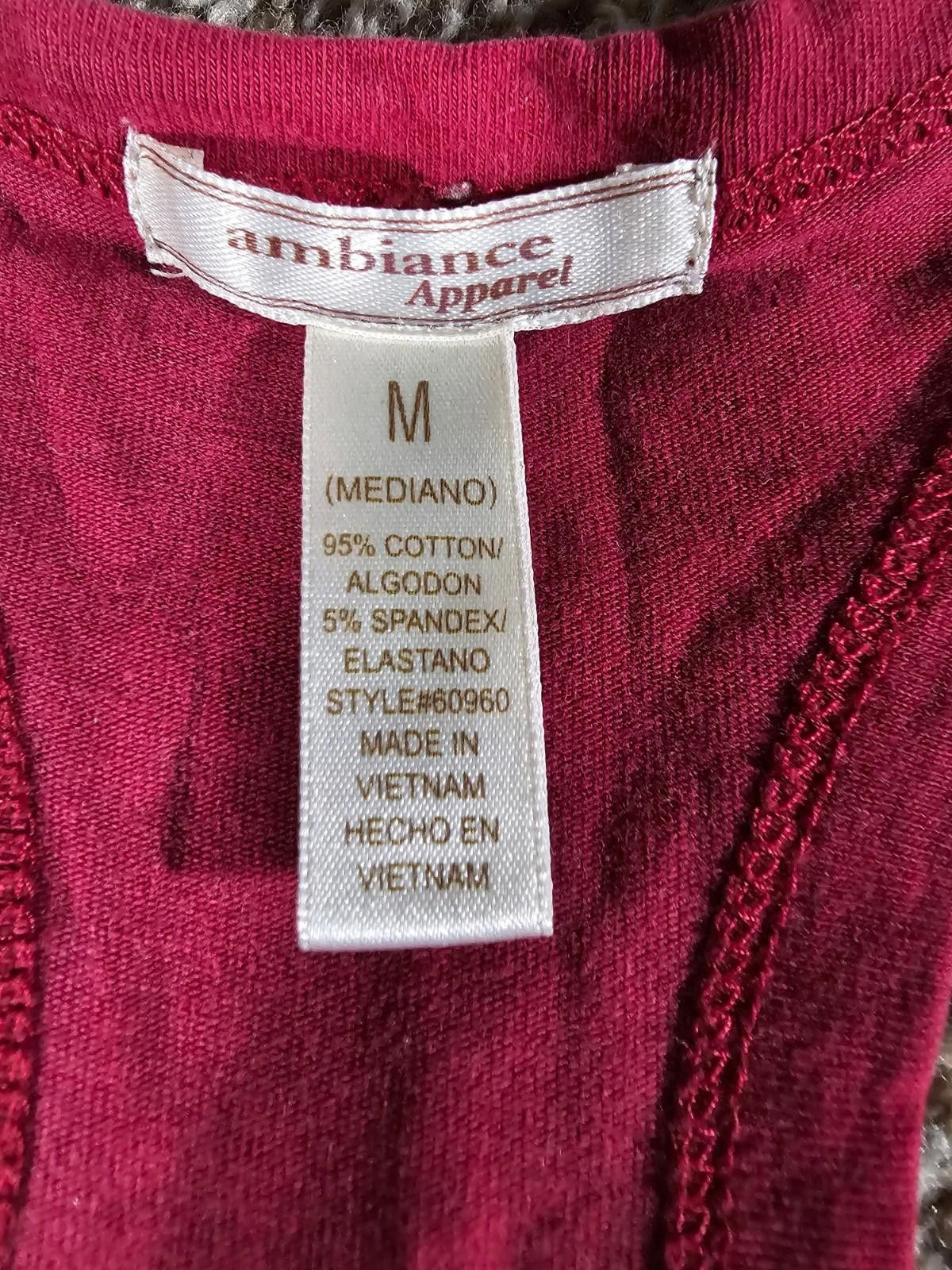 Other Ambiance Apparel M Pink Tank Top Size M / US 6-8 / IT 42-44 - 2 Thumbnail