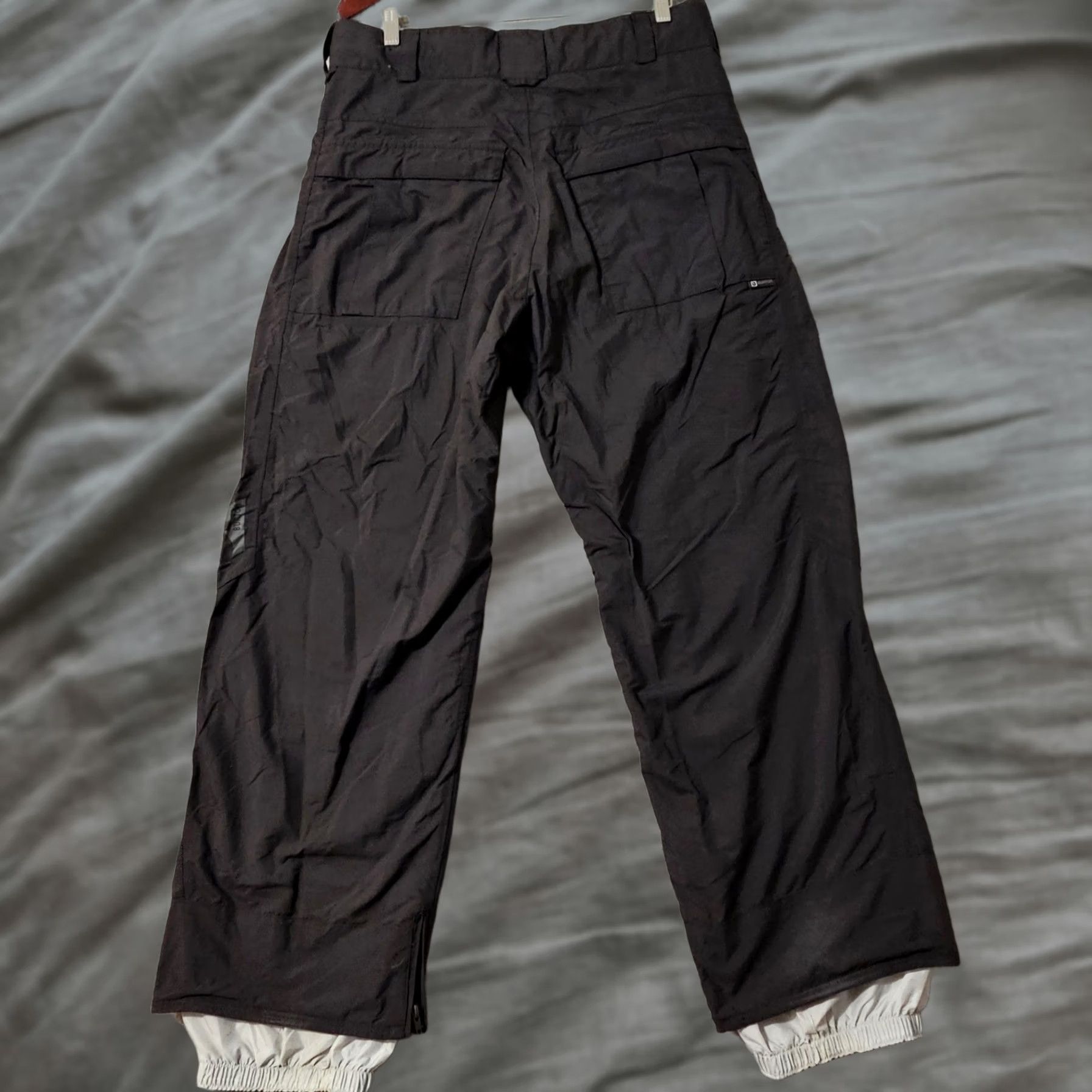 Burton Burton Snow Pants Black Ski Snow Board Cargo Medium Mens x 33 Size US 31 - 1 Thumbnail