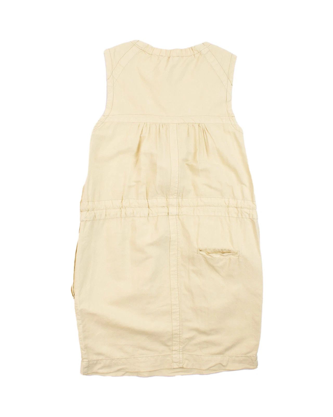 Isabel Marant Etoile Women's Isabel Marant Etoile Beige Cotton Linen Mini Dress Size XS / US 0-2 / IT 36-38 - 2 Thumbnail