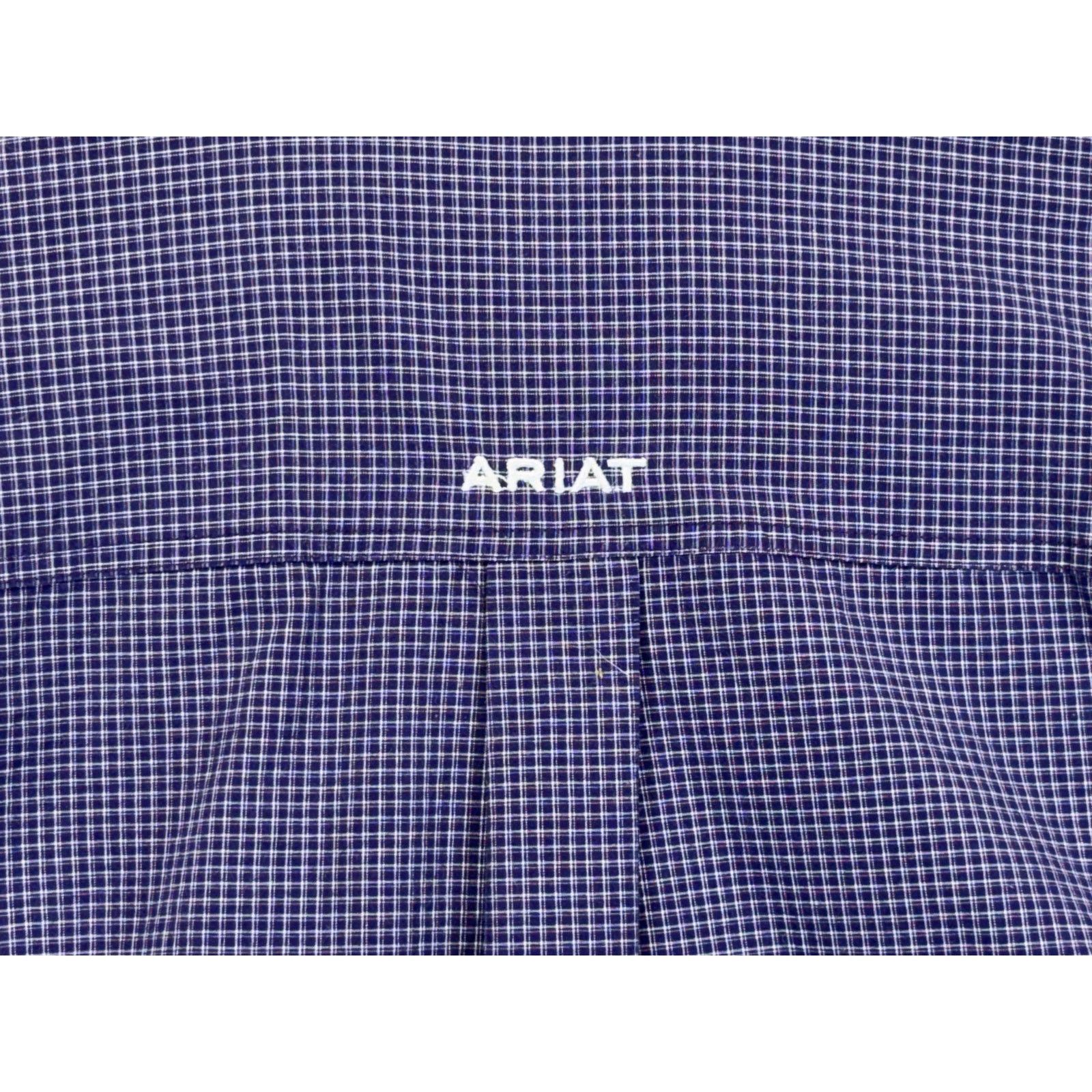 Ariat Ariat Pro Series Shirt Men's Small Blue Purple Plaid Stretch Size US S / EU 44-46 / 1 - 6 Thumbnail