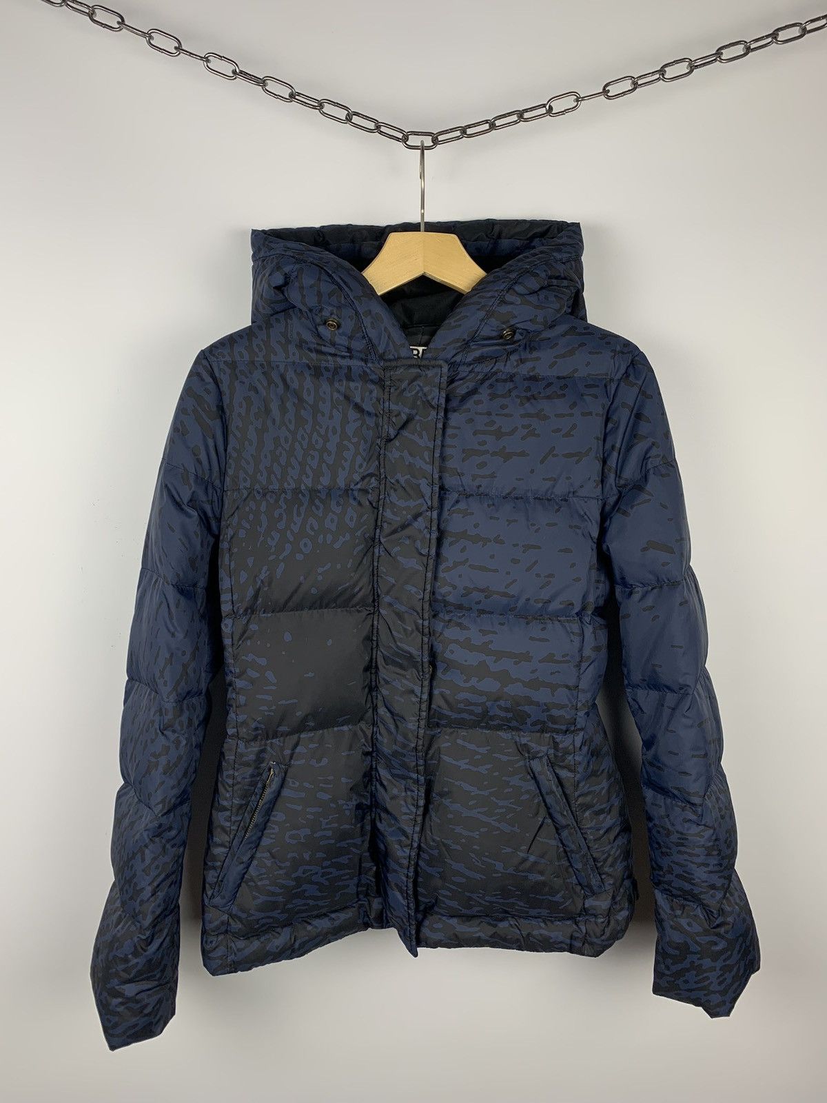 Iceberg Vintage Iceberg Puffer Down Jacket Hooded Abstract Pattern Size XS / US 0-2 / IT 36-38 - 1 Thumbnail