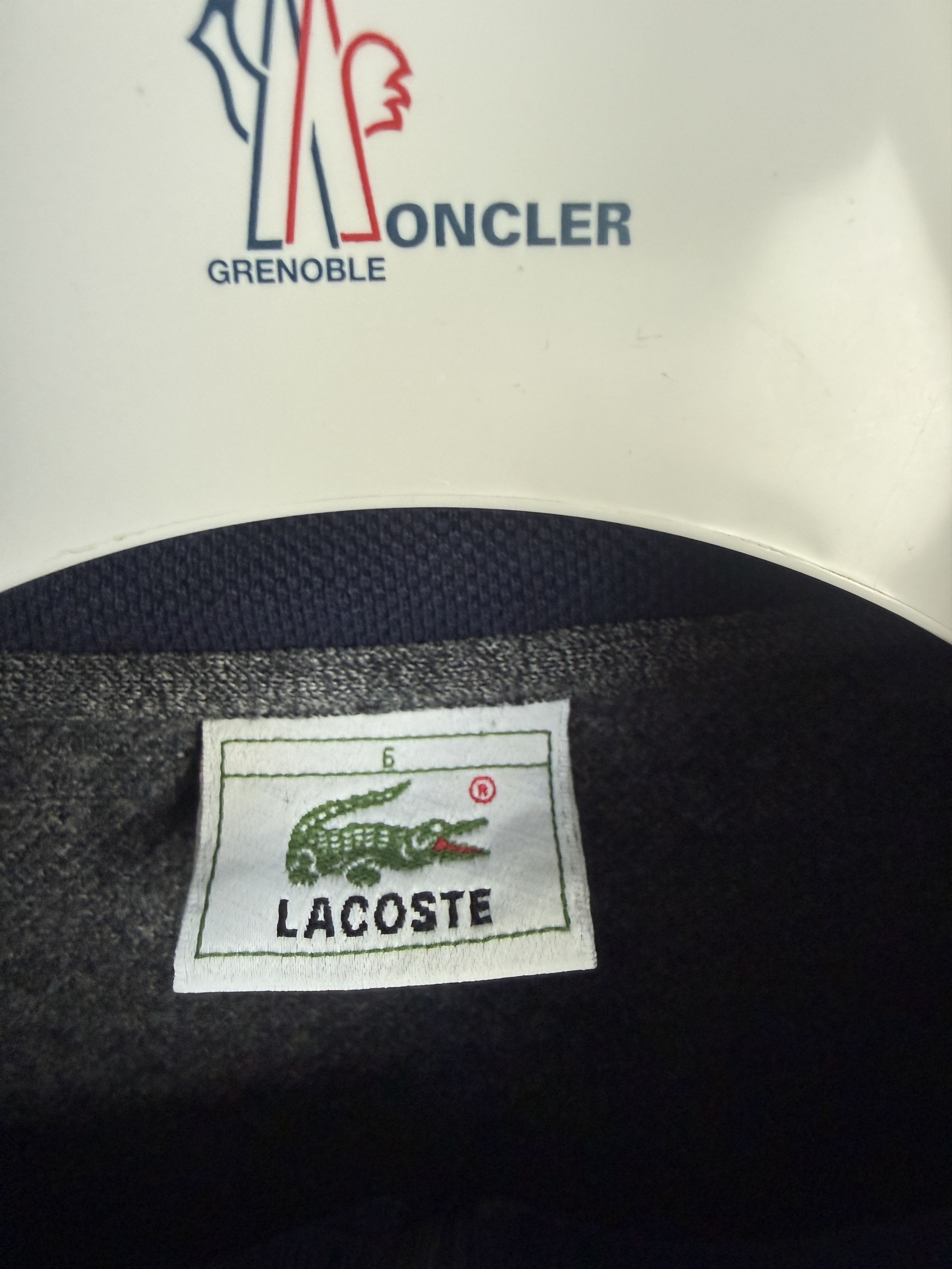 Lacoste Lacoste small logo quarter zip sweatshirt casual vintage Size US XL / EU 56 / 4 - 3 Thumbnail