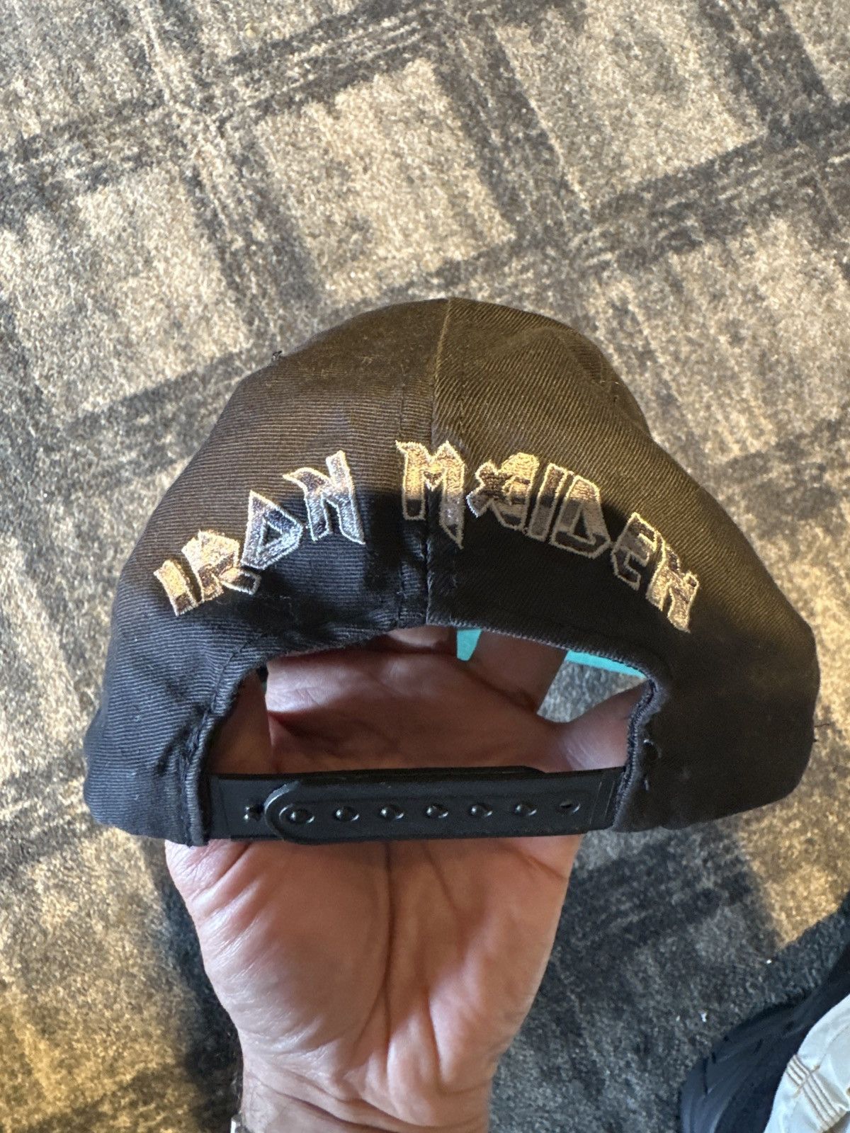 Iron Maiden Vintage Iron Maiden Hat 1996 Size ONE SIZE - 2 Thumbnail