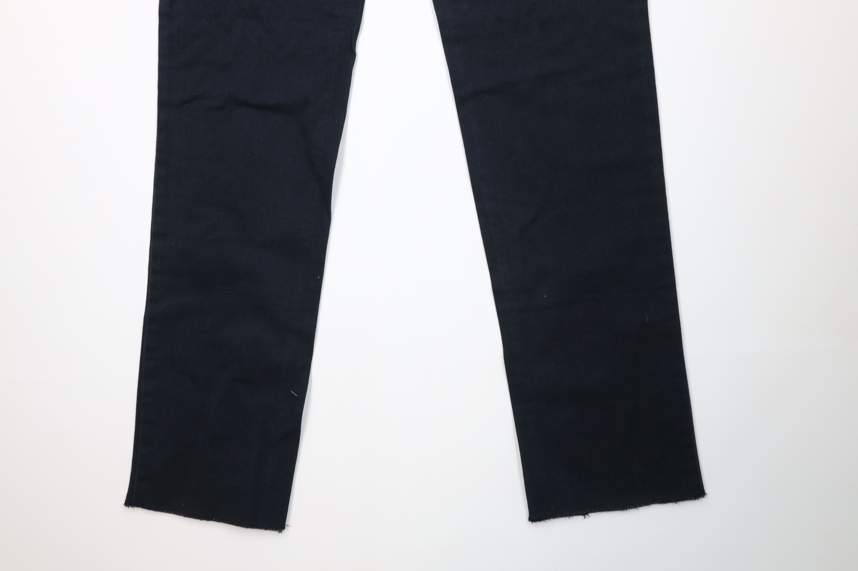 Lands' End Deadstock Vintage Lands End Tapered Leg Denim Jeans Black Size US 32 / EU 48 - 14 Thumbnail