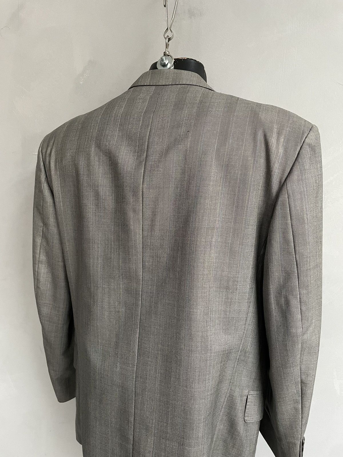 Yves Saint Laurent YSL Grey Oversized Jacket blazer double breasted y2k archive Size US L / EU 52-54 / 3 - 11 Thumbnail