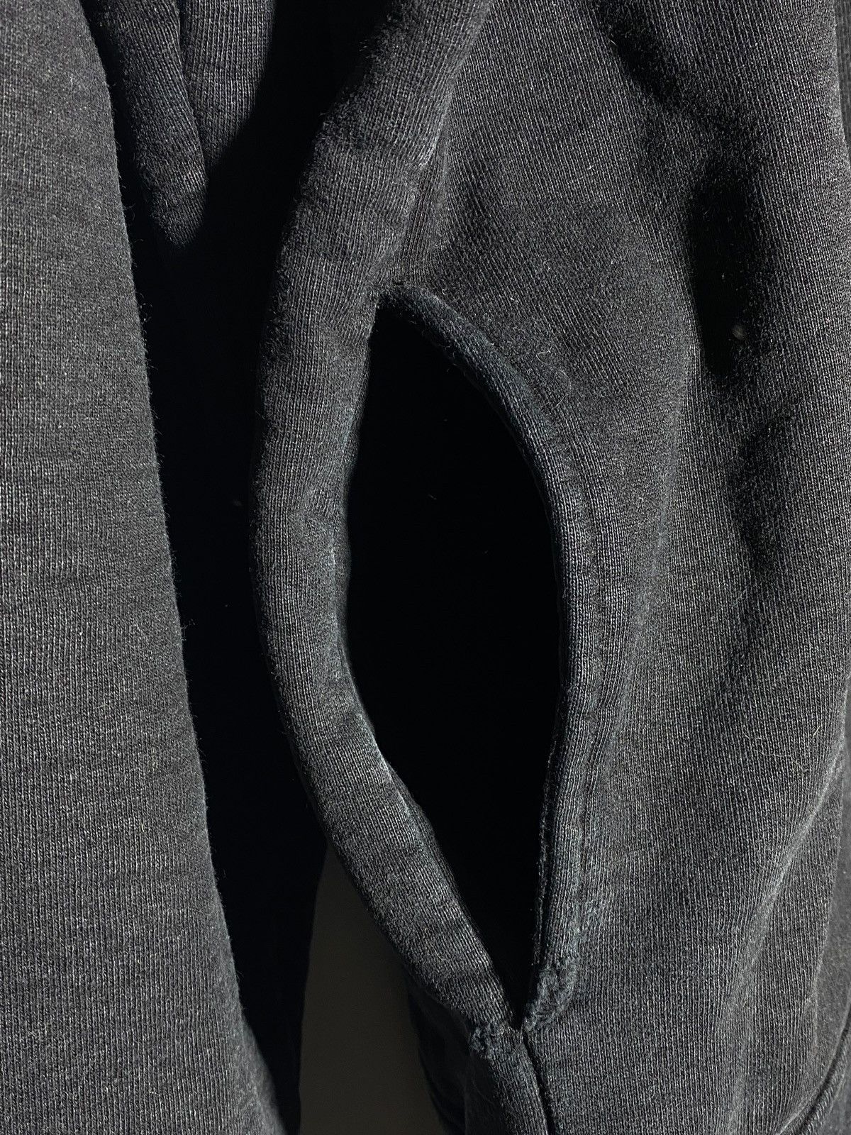 Supreme Supreme S/S 2014 Hooded Crewneck Pullover Black Distressed Size US L / EU 52-54 / 3 - 12 Thumbnail