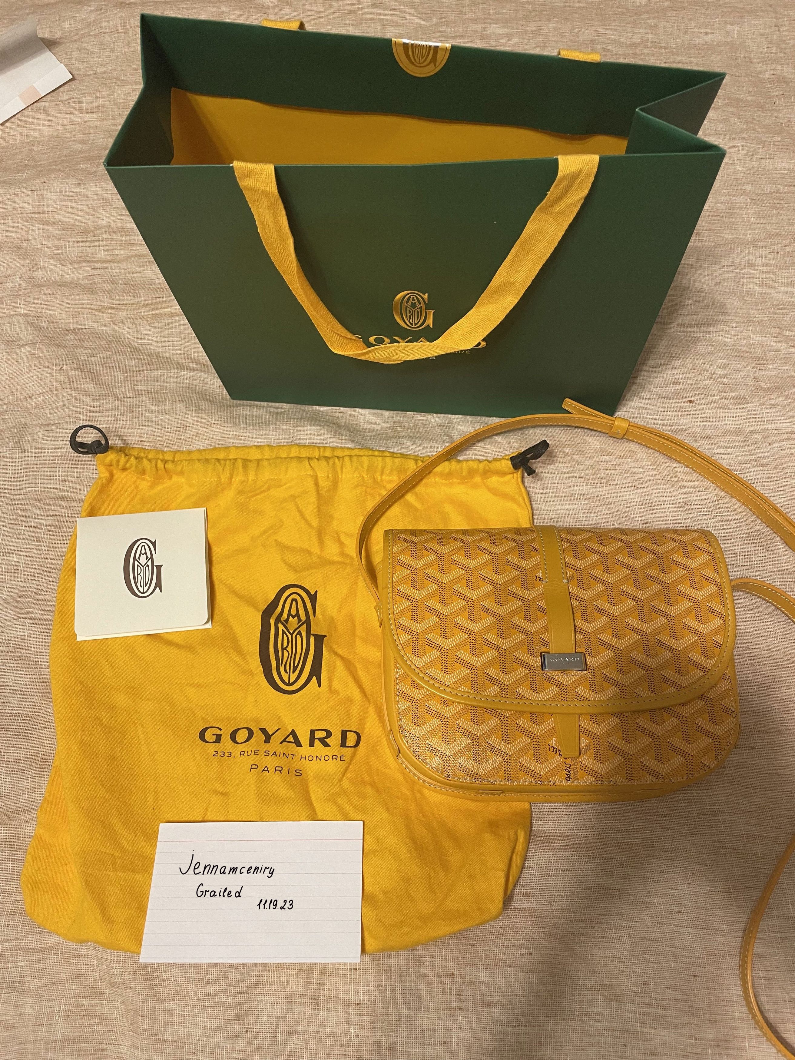 Goyard Ultra Rare Goyard Belvedere PM Bag Jet Black Limited