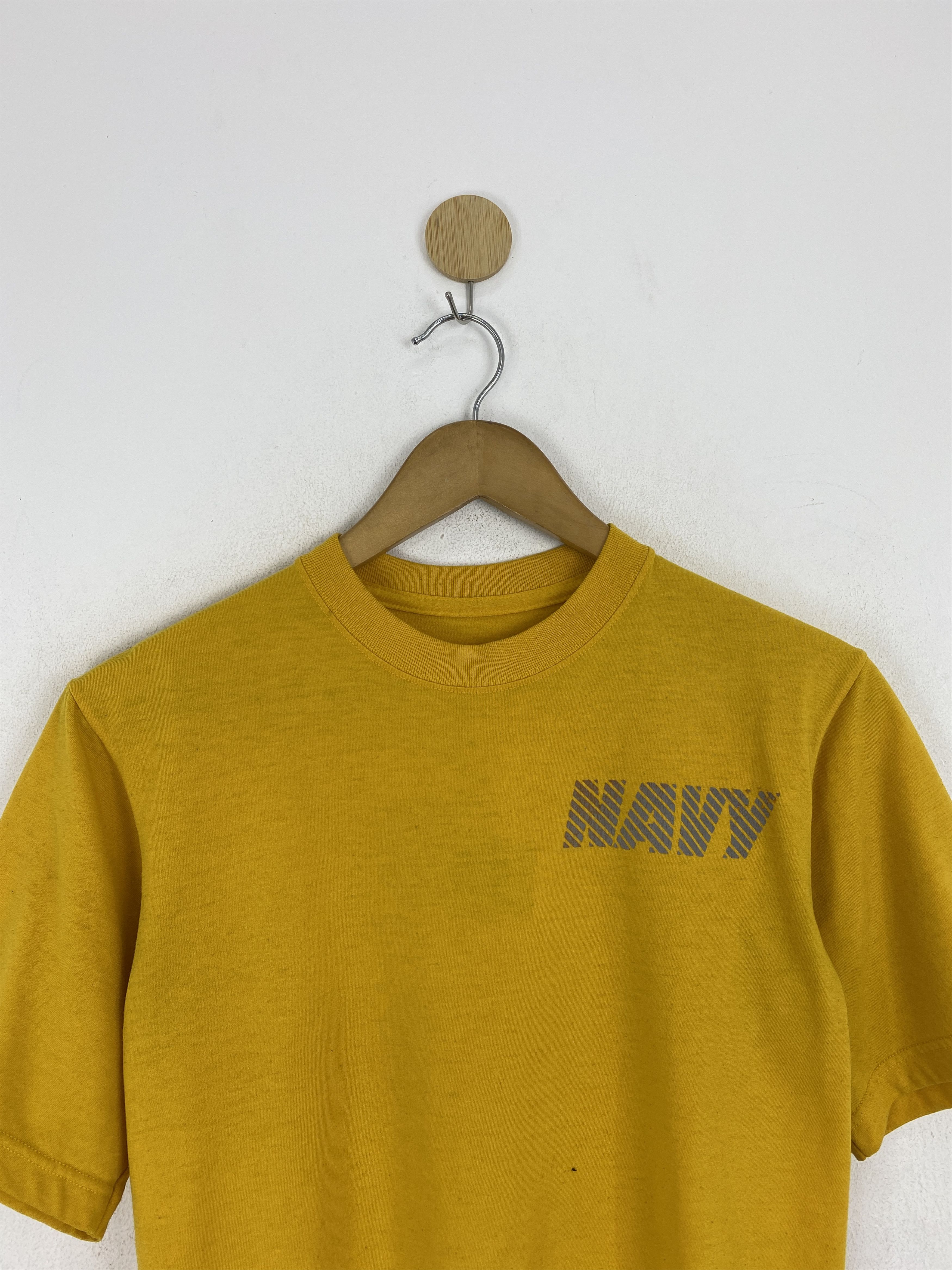 Vintage Vintage U.S Navy Spellout Short Sleeve Tshirt TA0663 Size US XS / EU 42 / 0 - 4 Thumbnail