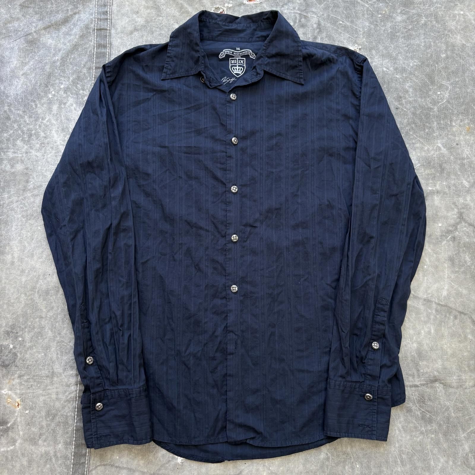 Royal Underground Vintage Y2K Royal Underground Affliction Button Up Shirt Size US XL / EU 56 / 4 - 2 Thumbnail