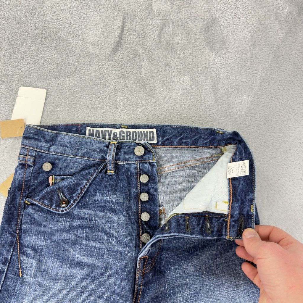 KATO Kato NWT Men's Size 27 W X 29 L Orange Selvedge Button Fly Size US 28 / EU 44 - 9 Thumbnail