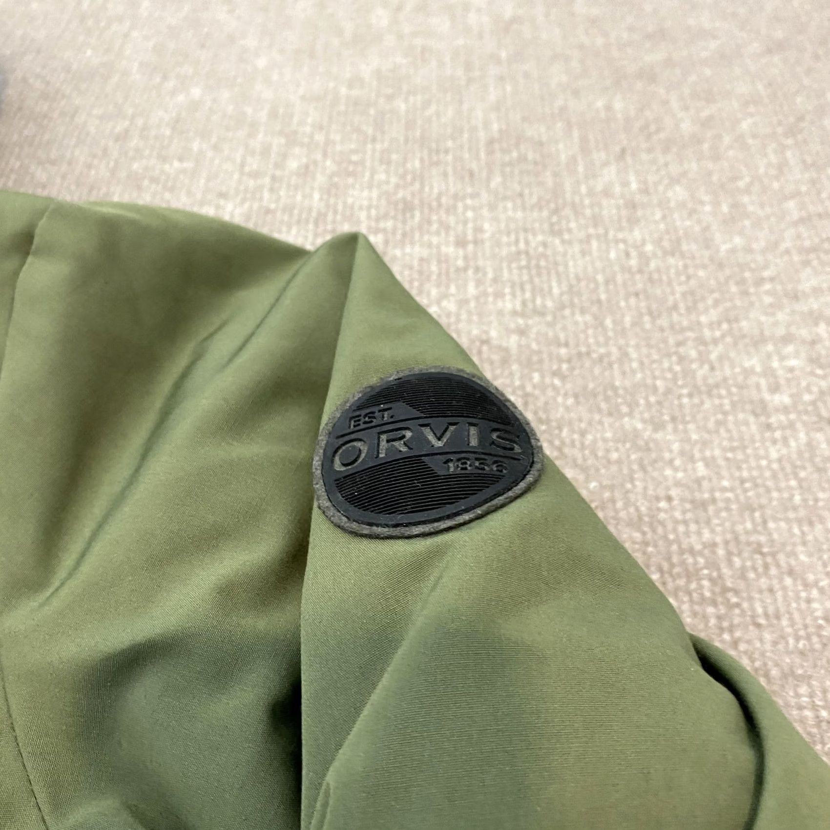Orvis Orvis Coat Mens Medium Green Down Parka Hooded Snap Front Insulated Winter Warm Size US M / EU 48-50 / 2 - 2 Thumbnail