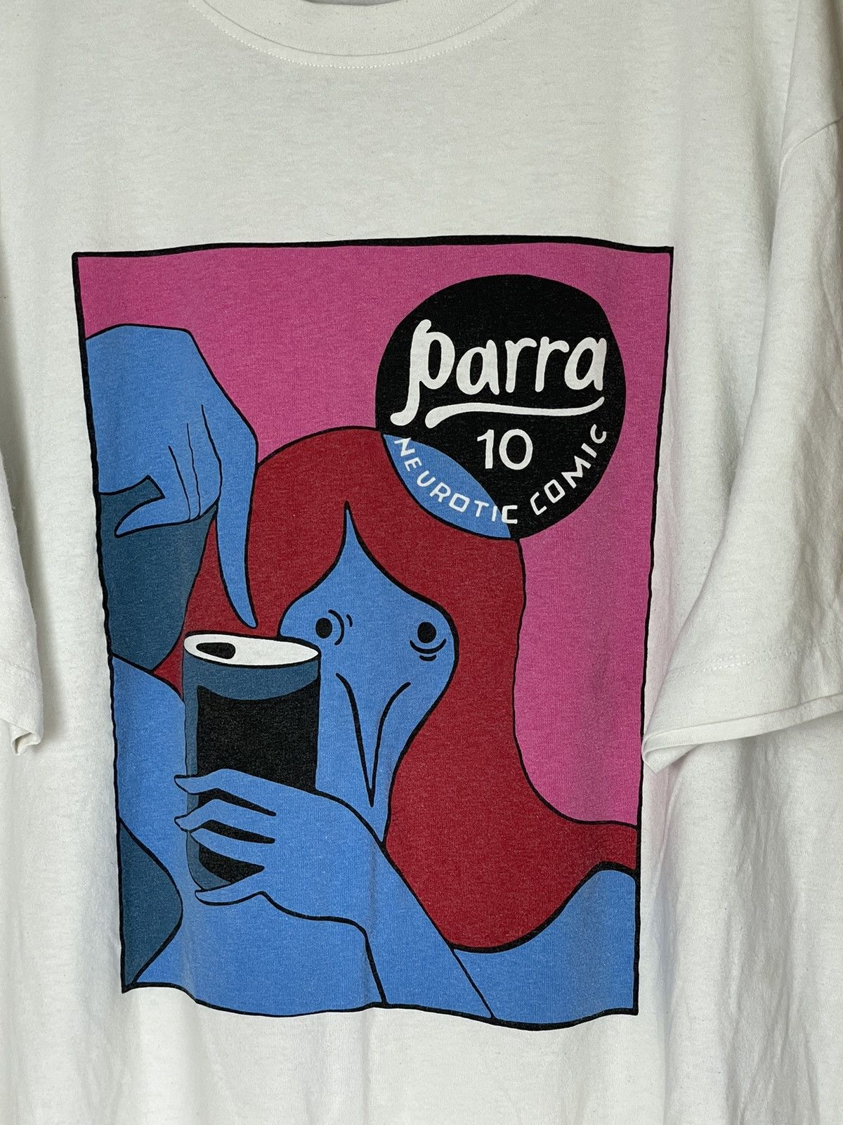 Hypebeast By Parra Men’s Graphic T Shirt in White Size XL Size US XL / EU 56 / 4 - 7 Thumbnail