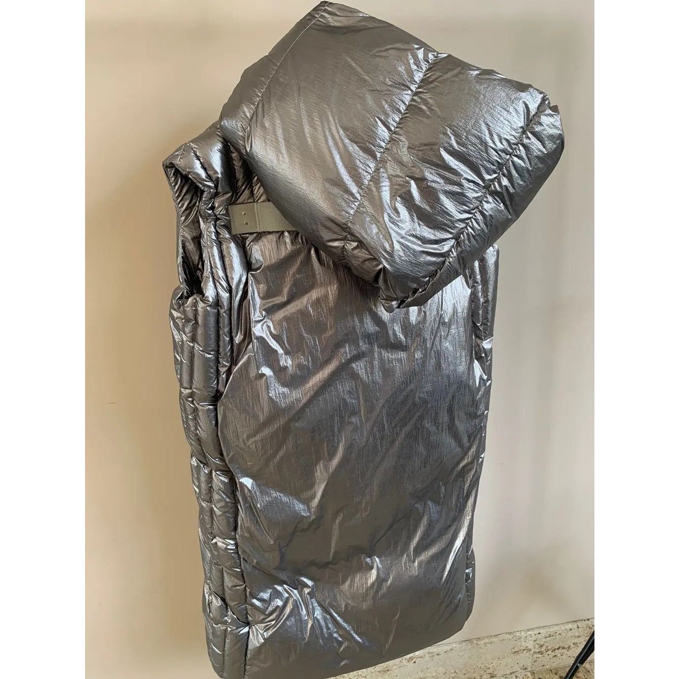 Moncler × Rick Owens o1rshd1 FW20 Porterville Goose Down Parka in Silver Size US XS / EU 42 / 0 - 10 Thumbnail