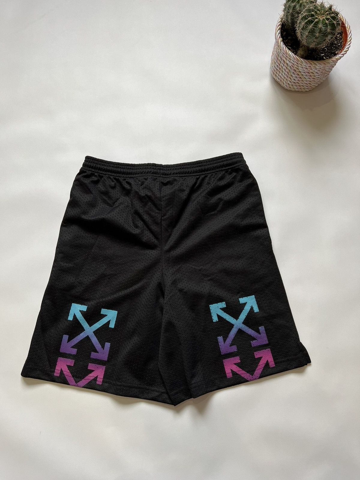 Off-White Off White Black Shorts Size US 30 / EU 46 - 1 Thumbnail
