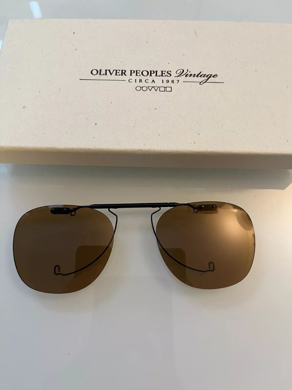 Oliver Peoples OLIVER PEOPLES FINLEY 1993 CLIP ON 50mm Size ONE SIZE - 5 Thumbnail