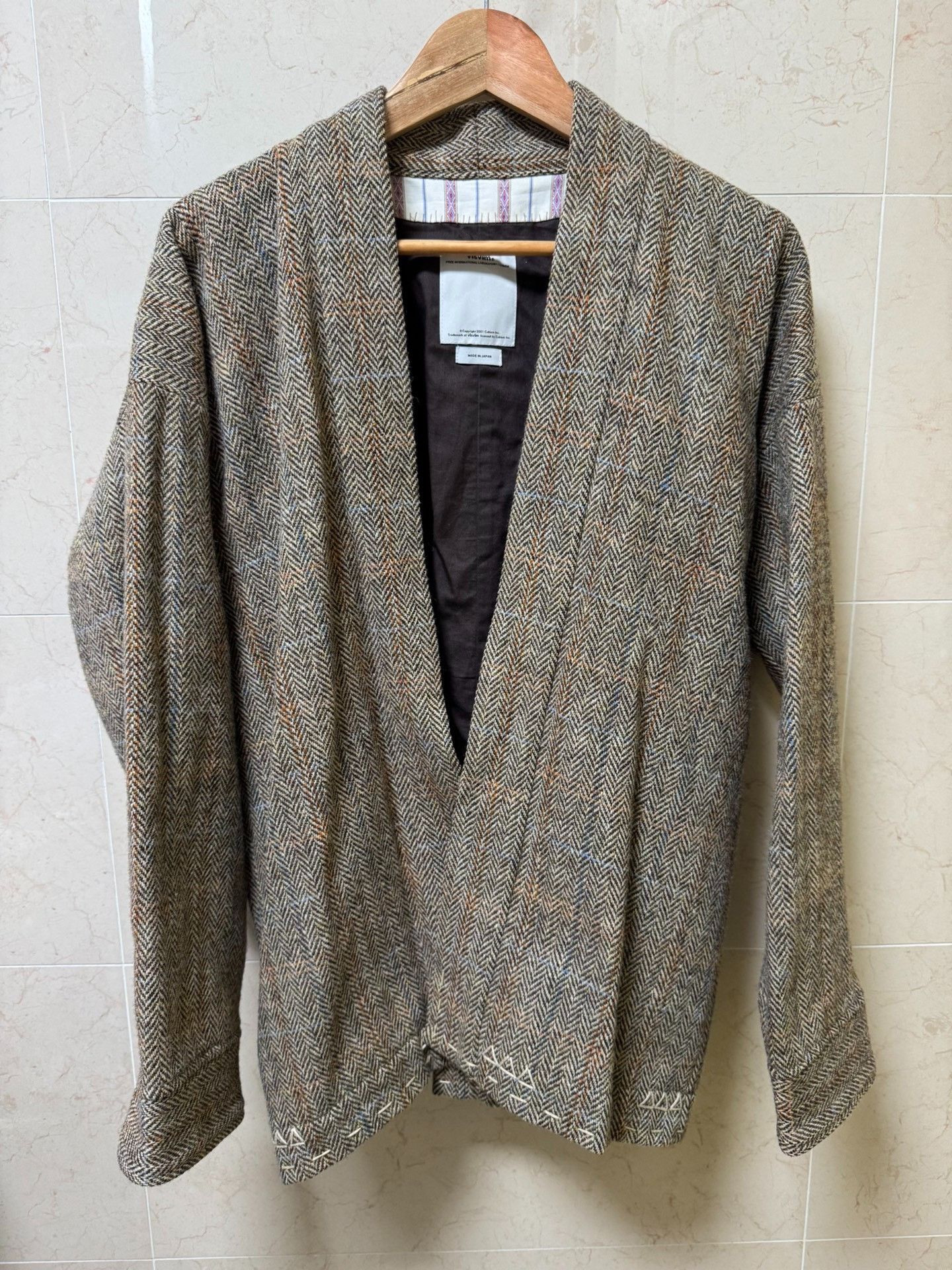 Visvim Visvim x Harris Tweed Commodore Duffle Coat | Grailed