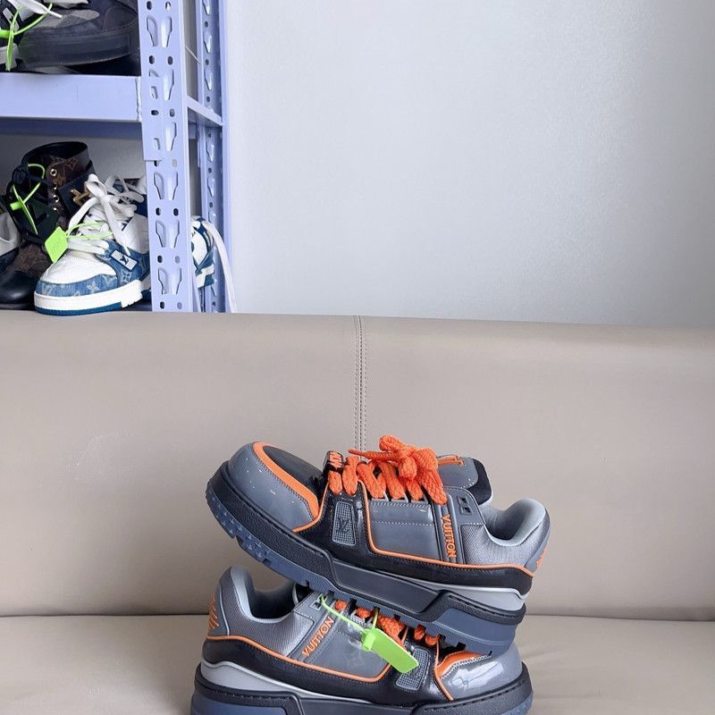 Louis Vuitton Louis Vuitton Trainer Maxi Low-Top Sneakers -2508 Size US 9.5 / EU 42-43 - 7 Thumbnail
