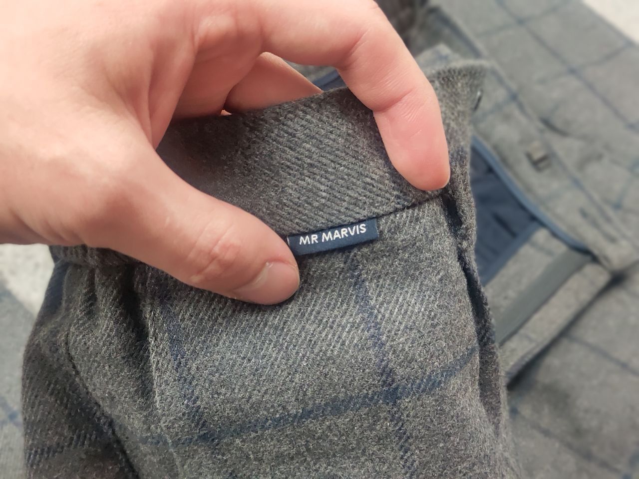 Other MR Marvis Design The Flannels Wool Blend Gray Trouser Pants Size US 32 / EU 48 - 15 Thumbnail