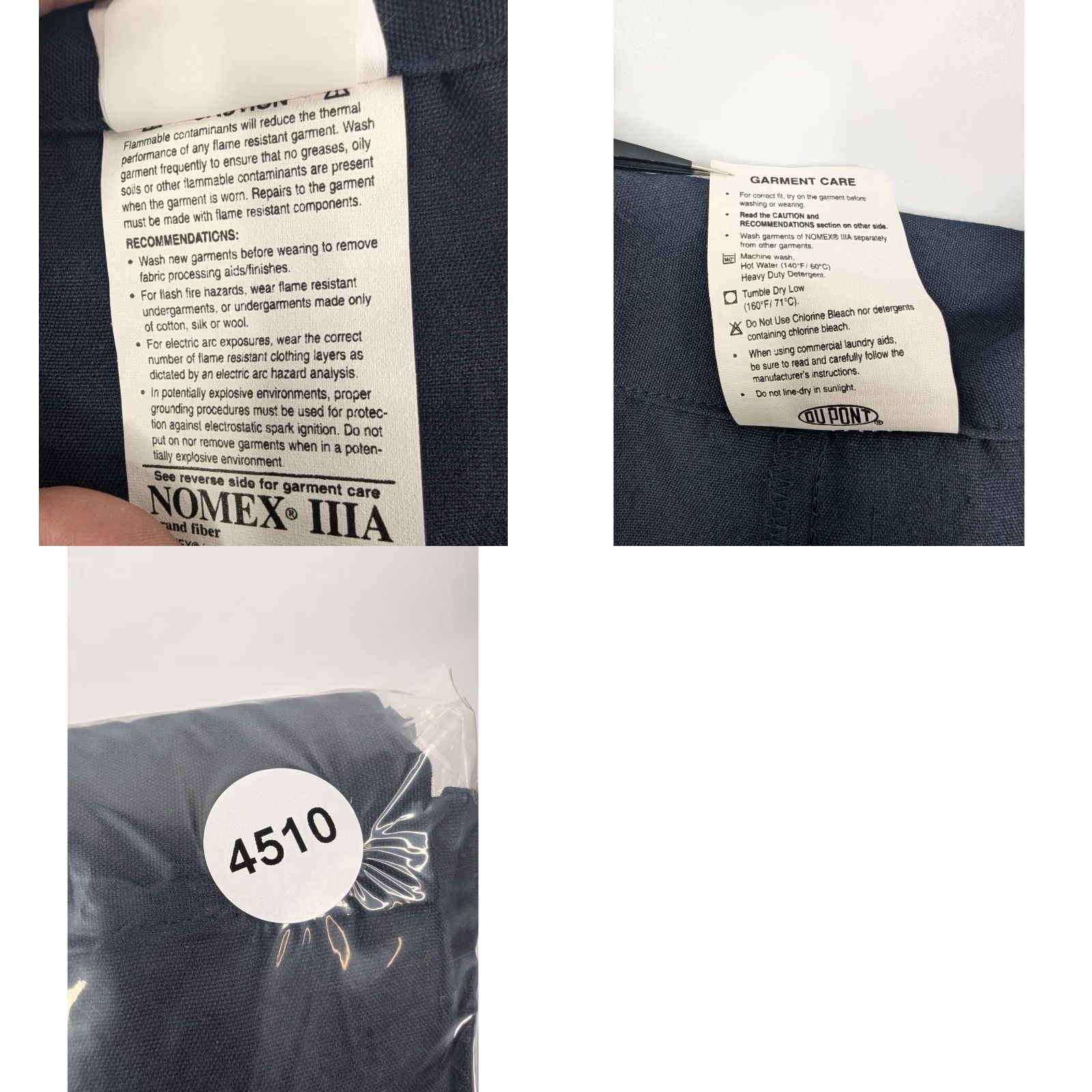 Vintage Topps FR Navy Work Coat Mens XL Flame Resistant NOMEX IIIA Made In USA Shirt Navy XL Mens Topps FR Nomex IIIA Workwear USA Size US XL / EU 56 / 4 - 9 Thumbnail