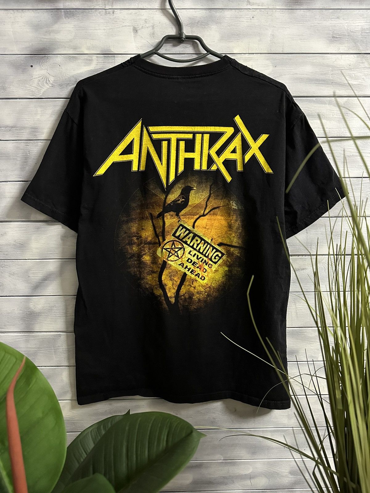 Band Tees Rare Vintage T-Shirt ANTHRAX 2013 AMONG THE LIVING DEAD Size US L / EU 52-54 / 3 - 2 Thumbnail