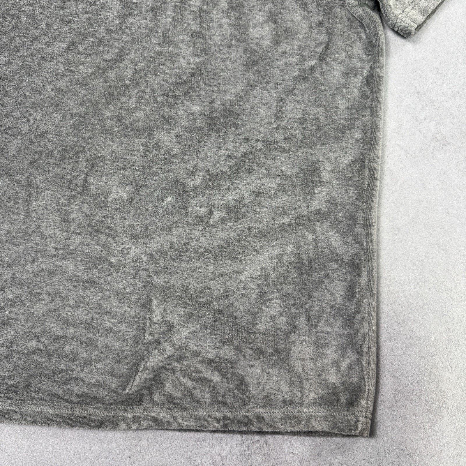Reiss Reiss Men Grey Velure Polo Zip T Shirt Size L Size US L / EU 52-54 / 3 - 19 Thumbnail