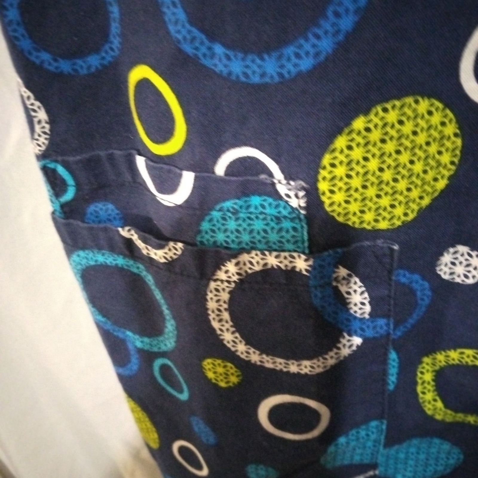 Cherokee Cherokee Scrub Top Women Sz Small Nurse Short Sleeve Blue Size S / US 4 / IT 40 - 5 Thumbnail