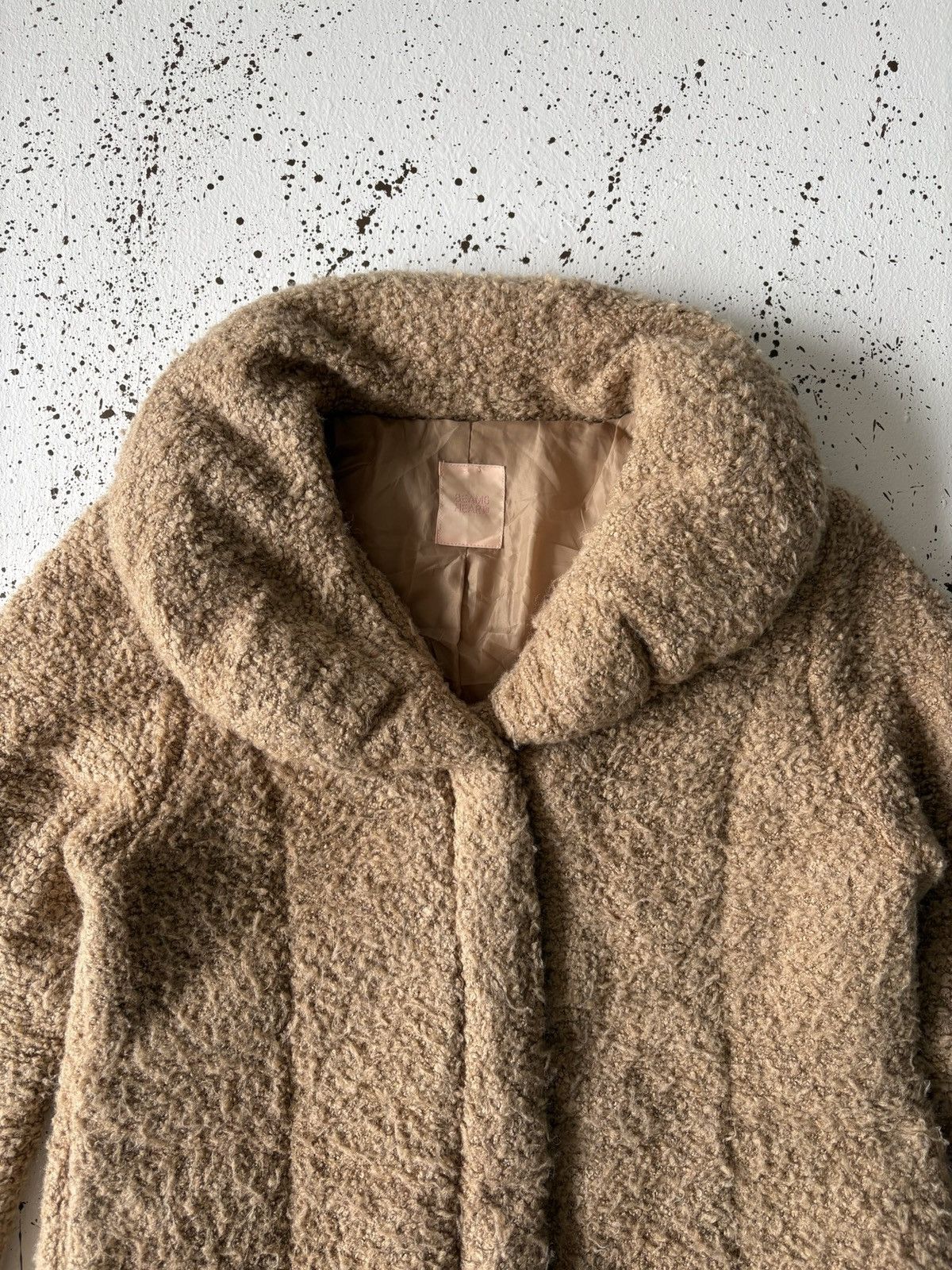 Beams Plus BEAMS HEART Cozy Teddy Bouclé Jacket Minimal Japanese Style Size US S / EU 44-46 / 1 - 2 Thumbnail