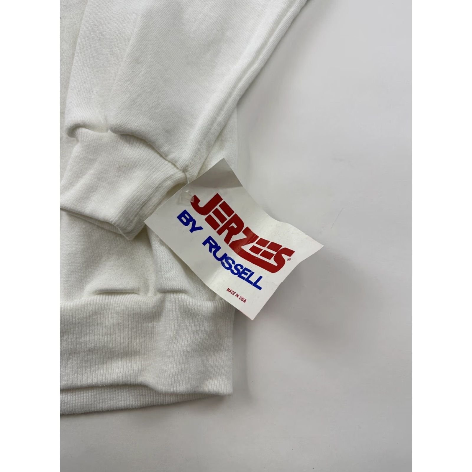 Jerzees VINTAGE Jerzees Russell Sweatshirt Mens Medium White Sno Cool USA Made Christmas Size US M / EU 48-50 / 2 - 2 Thumbnail