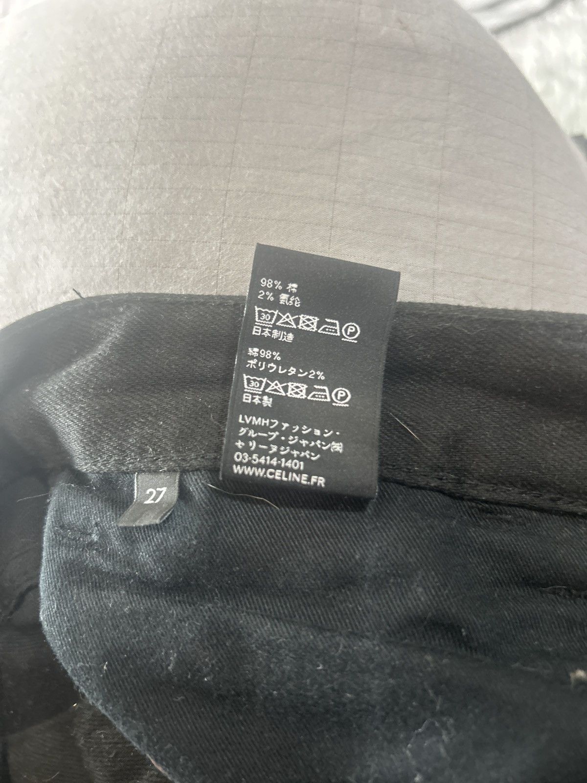 Celine Black Celine Jeans Size US 27 - 5 Thumbnail