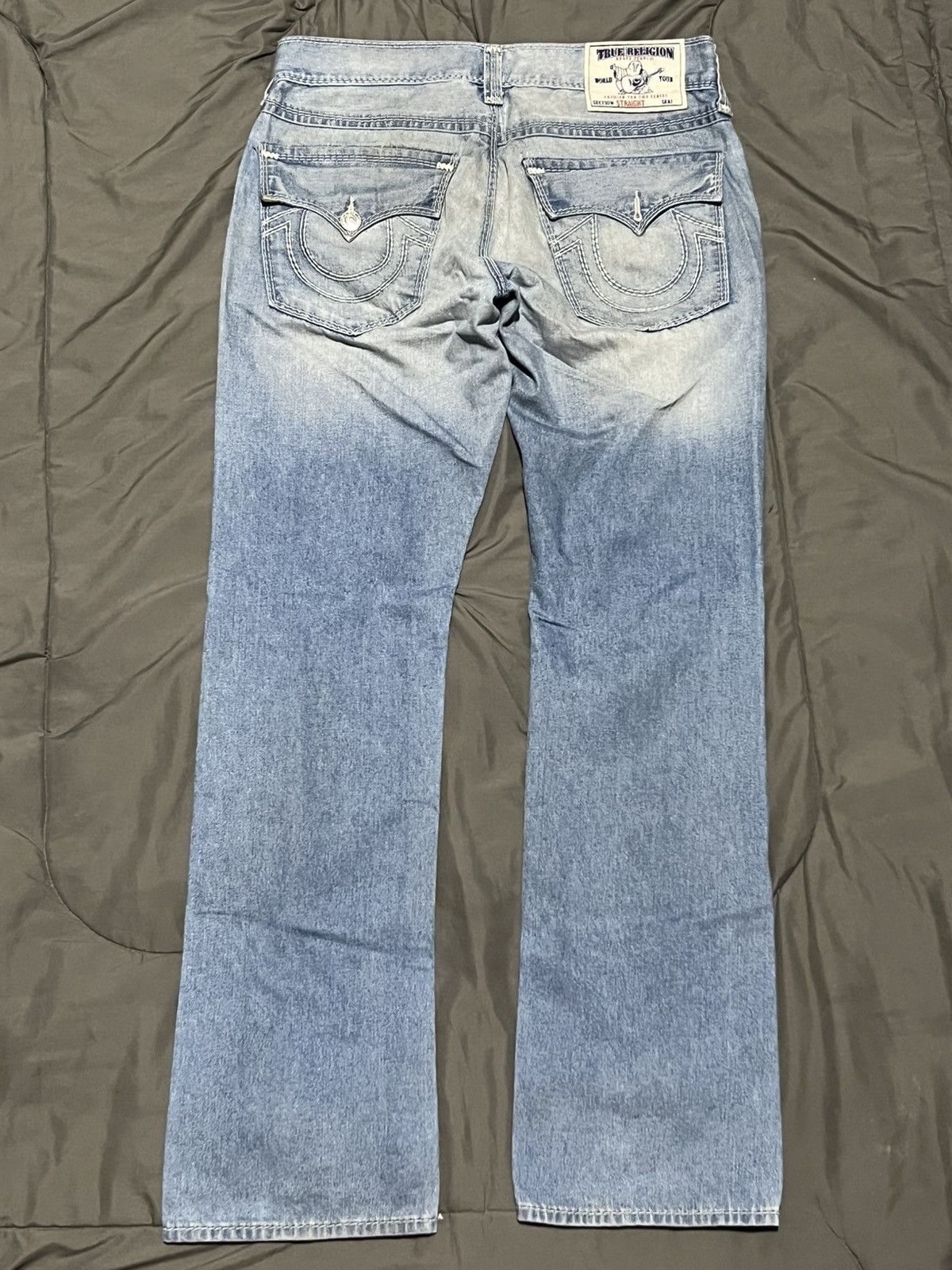 True Religion Washed Light Blue True Religion Denim Size US 32 / EU 48 - 6 Thumbnail