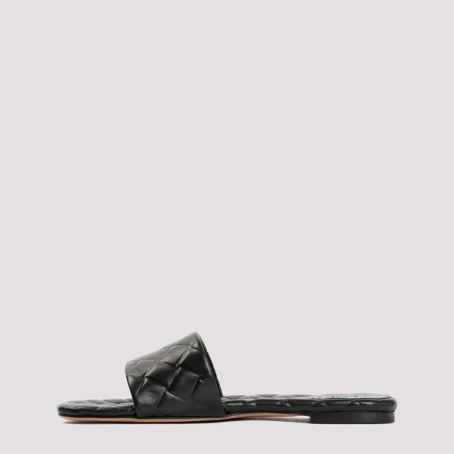 Bottega Veneta o1n1vont0126 Amy Flat Mules in Black Size US 5.5 / IT 35.5 - 2 Thumbnail