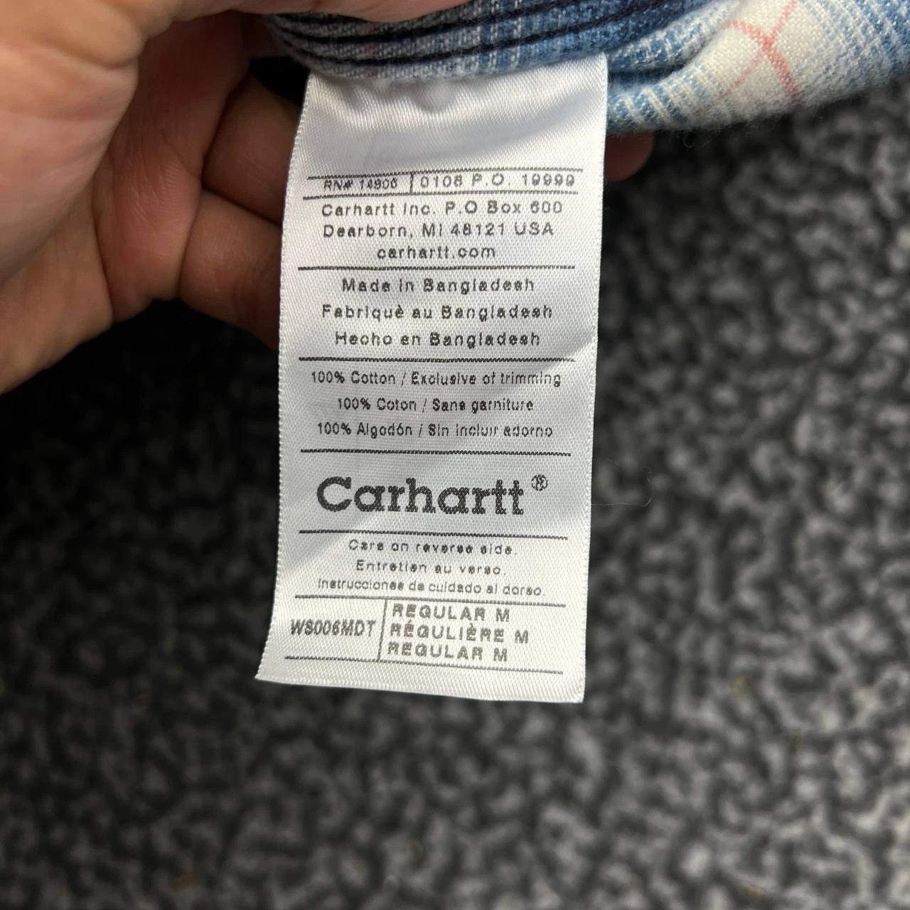Carhartt Carhartt Shacket Women Flannel Plaid Button Up Cotton M Size M / US 6-8 / IT 42-44 - 7 Thumbnail