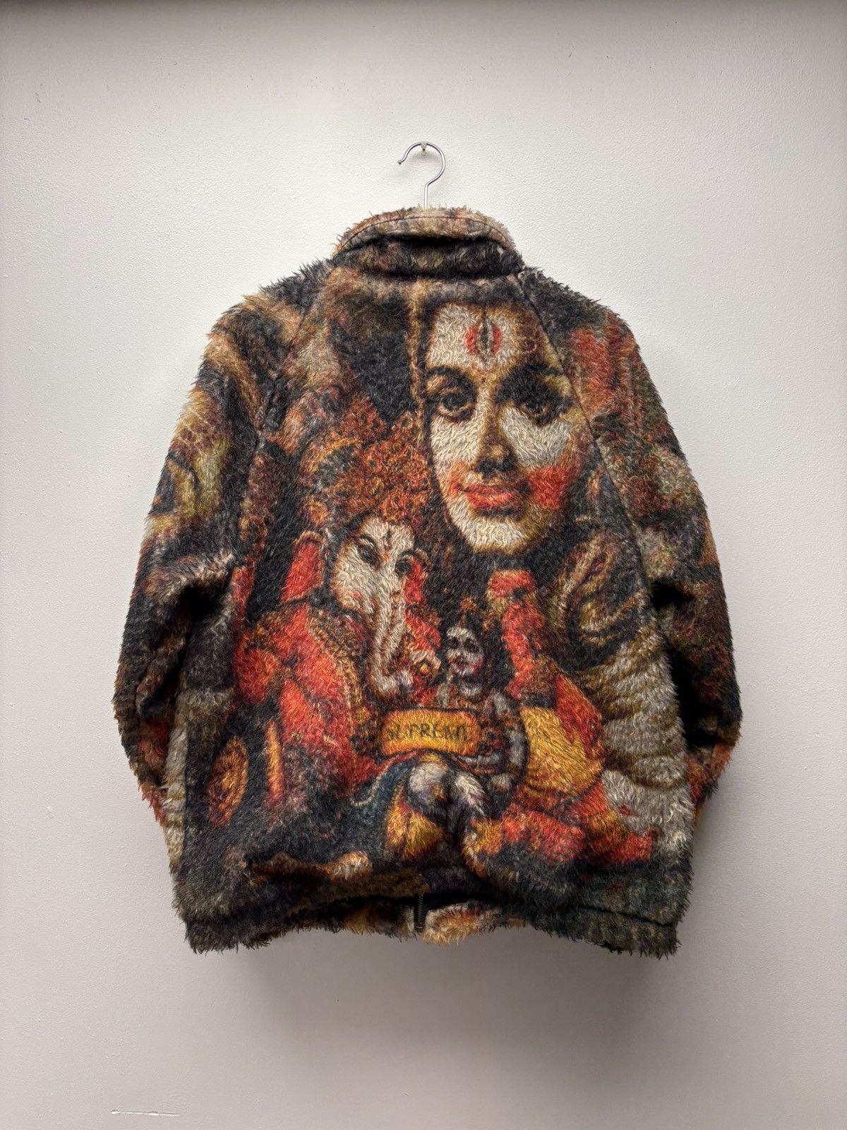 Supreme Supreme 2019 Ganesha Faux Fur Jacket Size US L / EU 52-54 / 3 - 2 Thumbnail