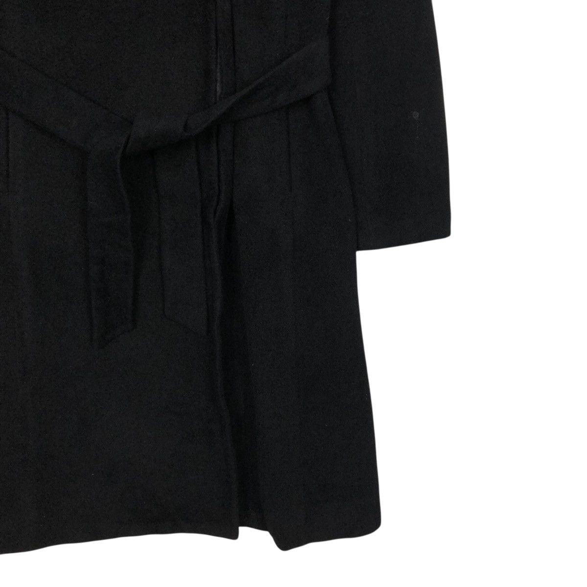 🔥RICH BLACK VINTAGE LONG WOOL JACKET INED YOHJI YAMAMOTO