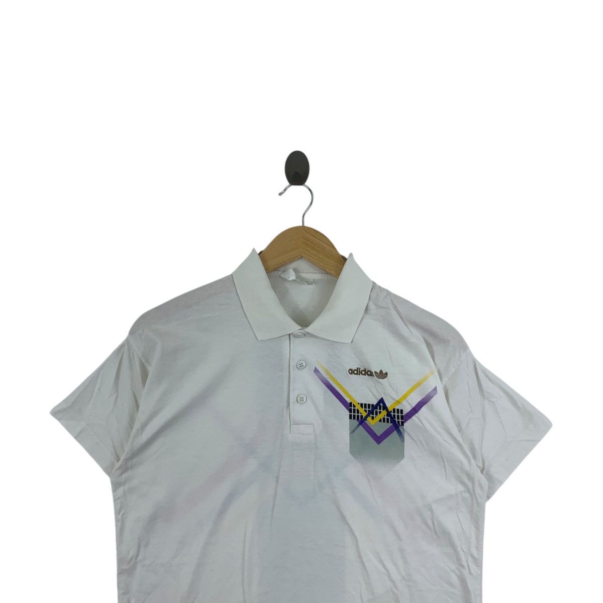 Adidas Vintage 90’ ADIDAS ANDRE AGASSI Tennis Polo Size US S / EU 44-46 / 1 - 2 Thumbnail